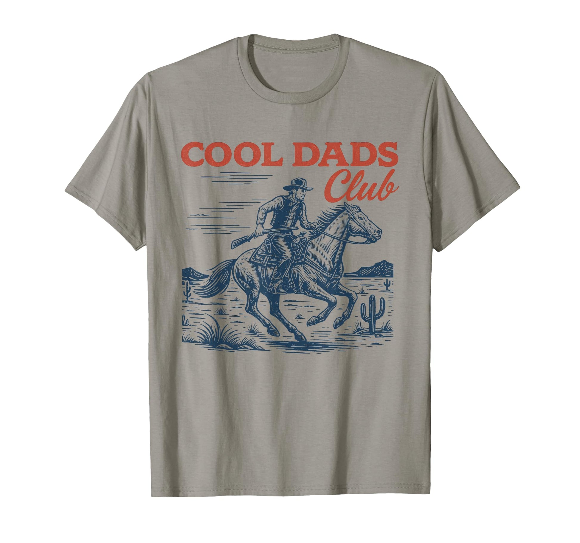 Dads Club Cowboy Funny Fathers Day T-Shirt - Unique Graphic Men Women - T-Shirt, Sweatshirt, Hoodie