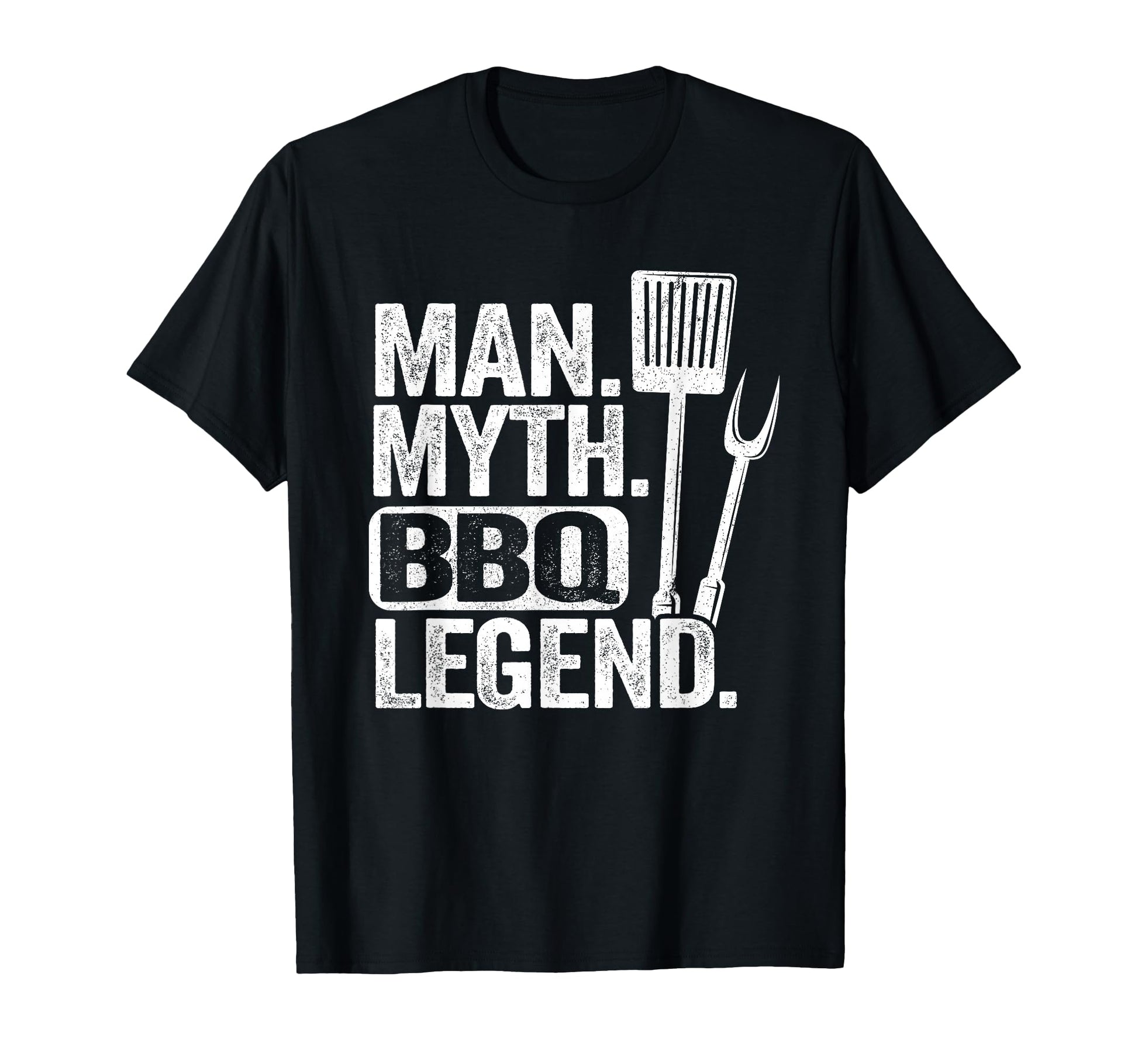 Myth Bbq Legend Barbecue Grilling Dad T-Shirt - Custom Art Print Men Women - T-Shirt, Sweatshirt, Hoodie