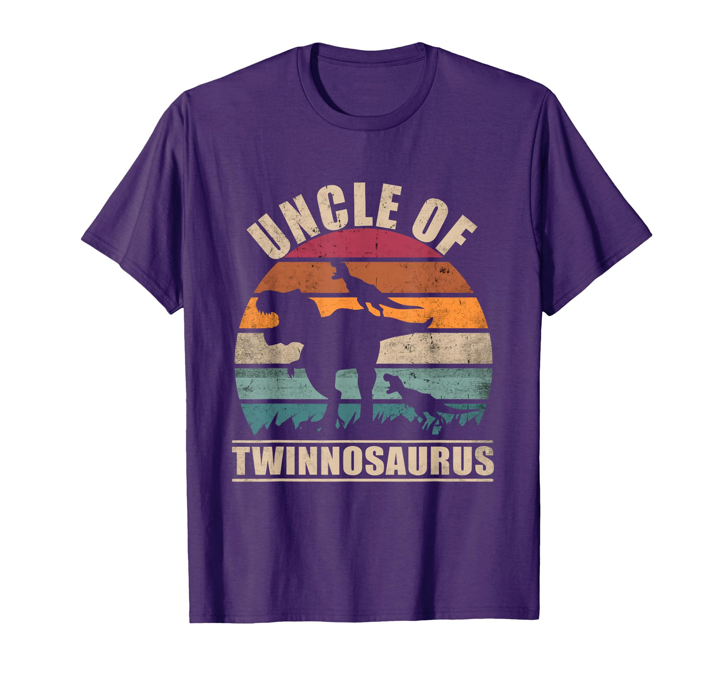 Uncle Twins Pun Twinnosaurus T-Shirt - Fun Novelty Design Men Women - T-Shirt, Sweatshirt, Hoodie