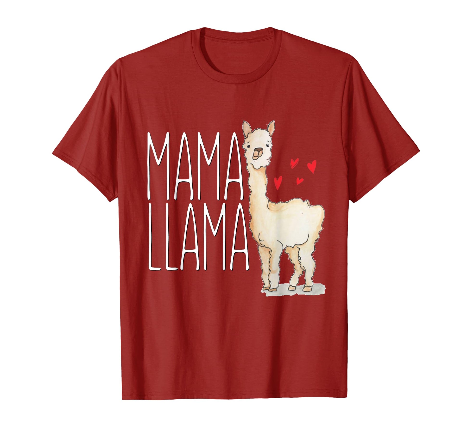 Mama Lama Funny Matching Family Tribe T-Shirt - Minimalist Print Unisex - T-Shirt, Sweatshirt, Hoodie