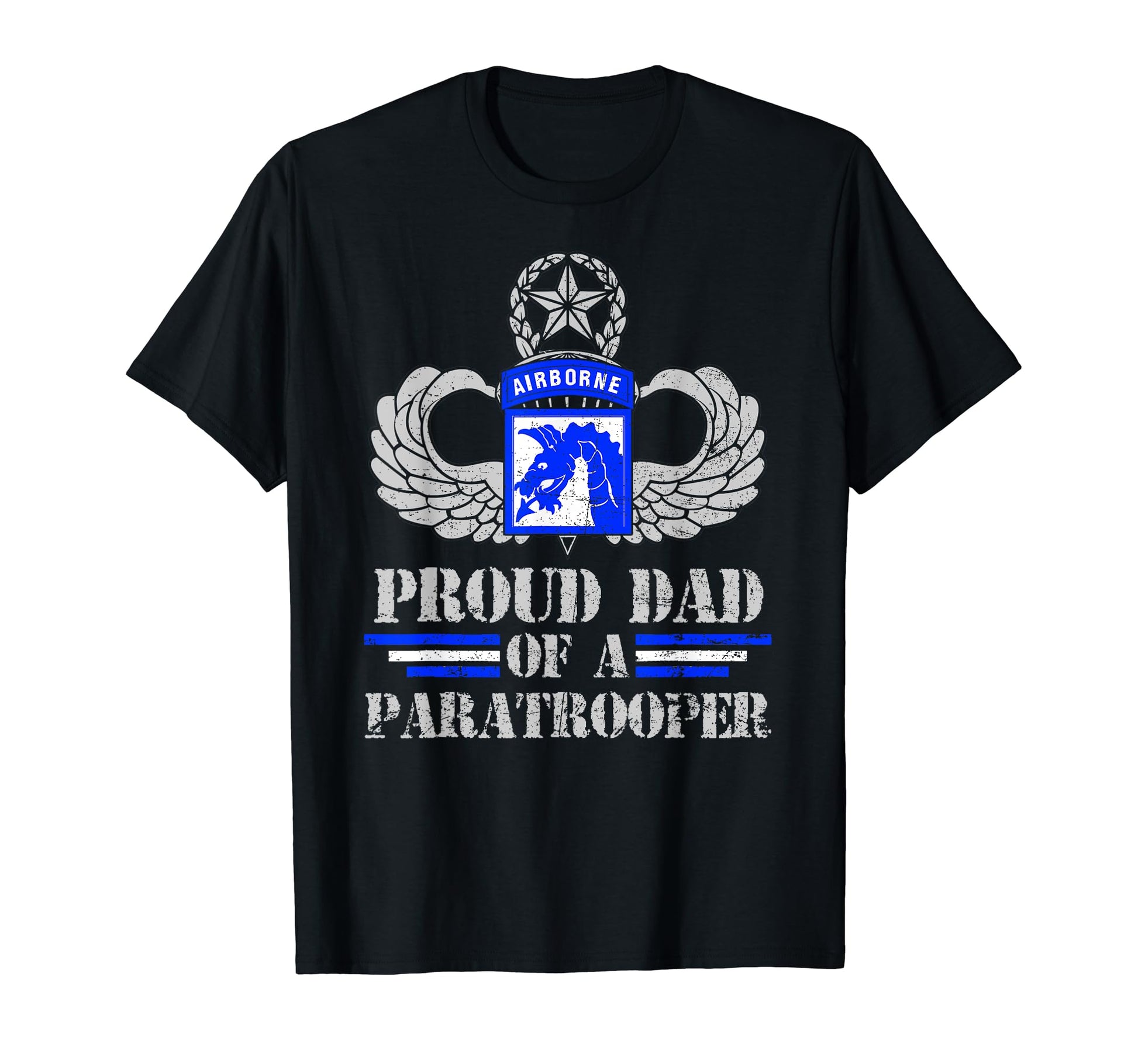 Proud Dad Xviii Airborne Corps T-Shirt - Casual Everyday Wear Men Women - T-Shirt, Sweatshirt, Hoodie