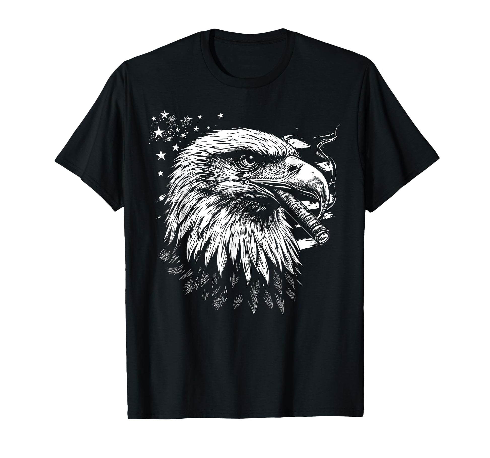 Eagle Patriotic 4Th July Motorcycle T-Shirt - Graphic Print for Adults - T-Shirt, Sweatshirt, Hoodie