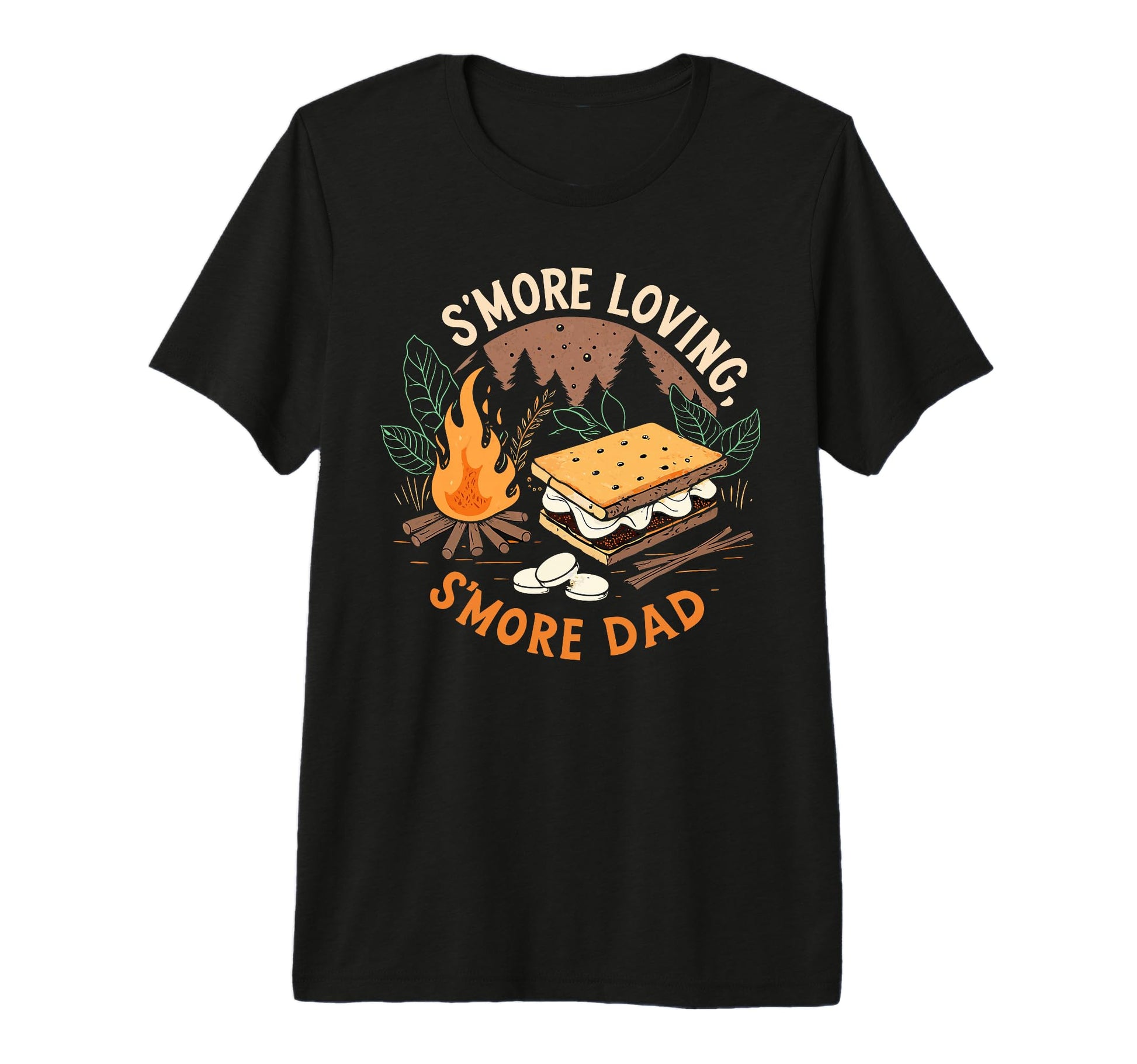 Fathers Day Campfire Smore Loving T-Shirt - Streetwear Style for Adults - T-Shirt, Sweatshirt, Hoodie
