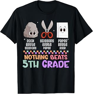 Back to School Nothing Beats Fifth 5th Grade School Game Kid T-Shirt Unisex T-shirt, Sweatshirt, Hoodie, Long Sleeve Tee - T-Shirt, Sweatshirt, Hoodie