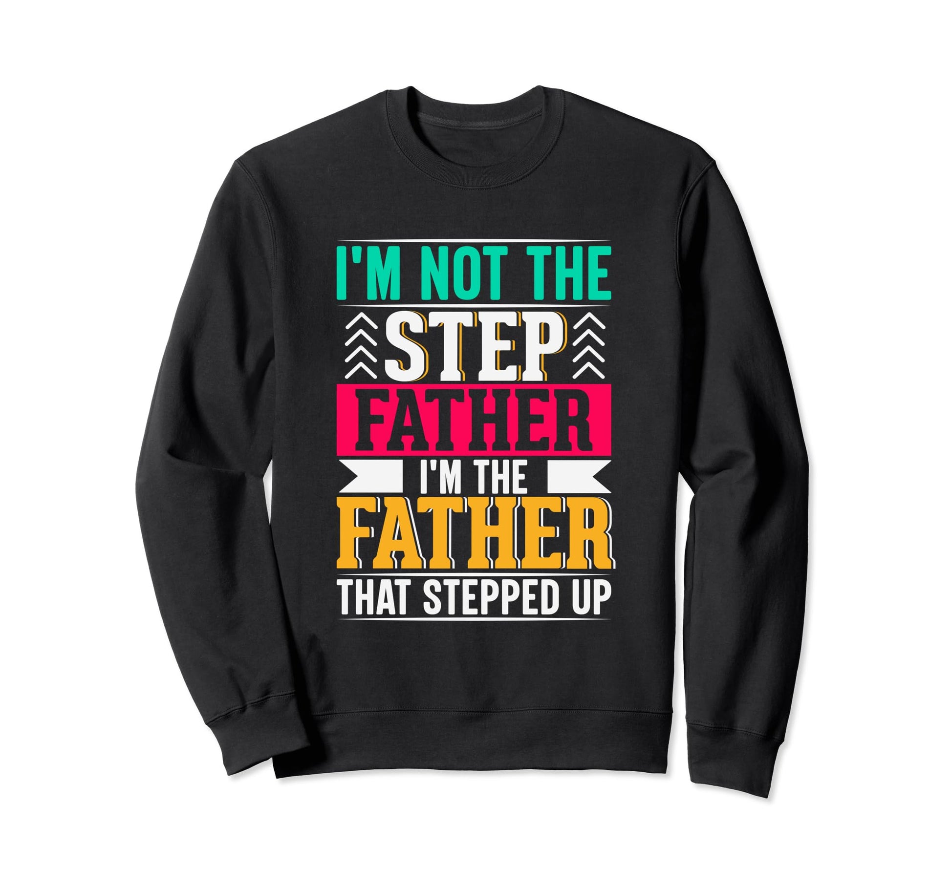 Best Dad Funny Father Daddy Sweatshirt - Minimalist Print Men Women - T-Shirt, Sweatshirt, Hoodie