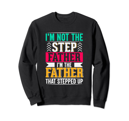 Best Dad Funny Father Daddy Sweatshirt - Minimalist Print Men Women - T-Shirt, Sweatshirt, Hoodie