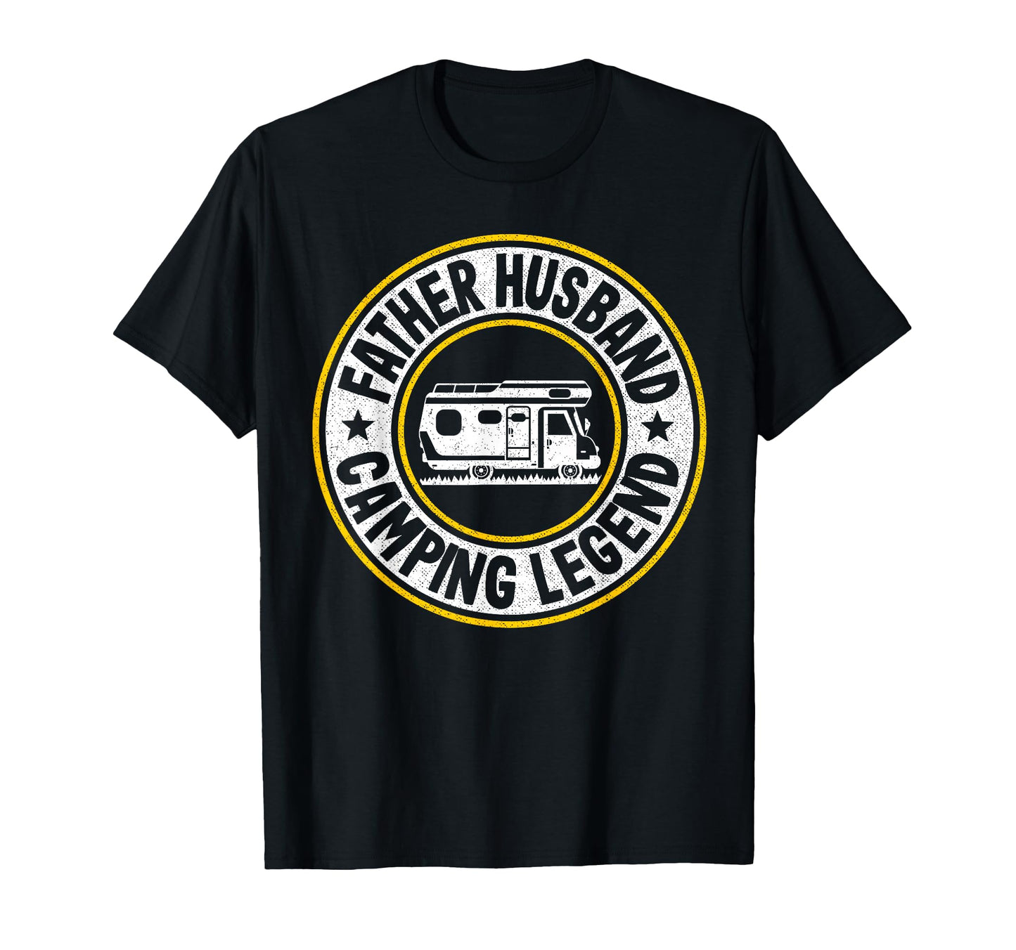 Father Husband Camping Legend Rv T-Shirt - Casual Everyday Wear Men Women - T-Shirt, Sweatshirt, Hoodie