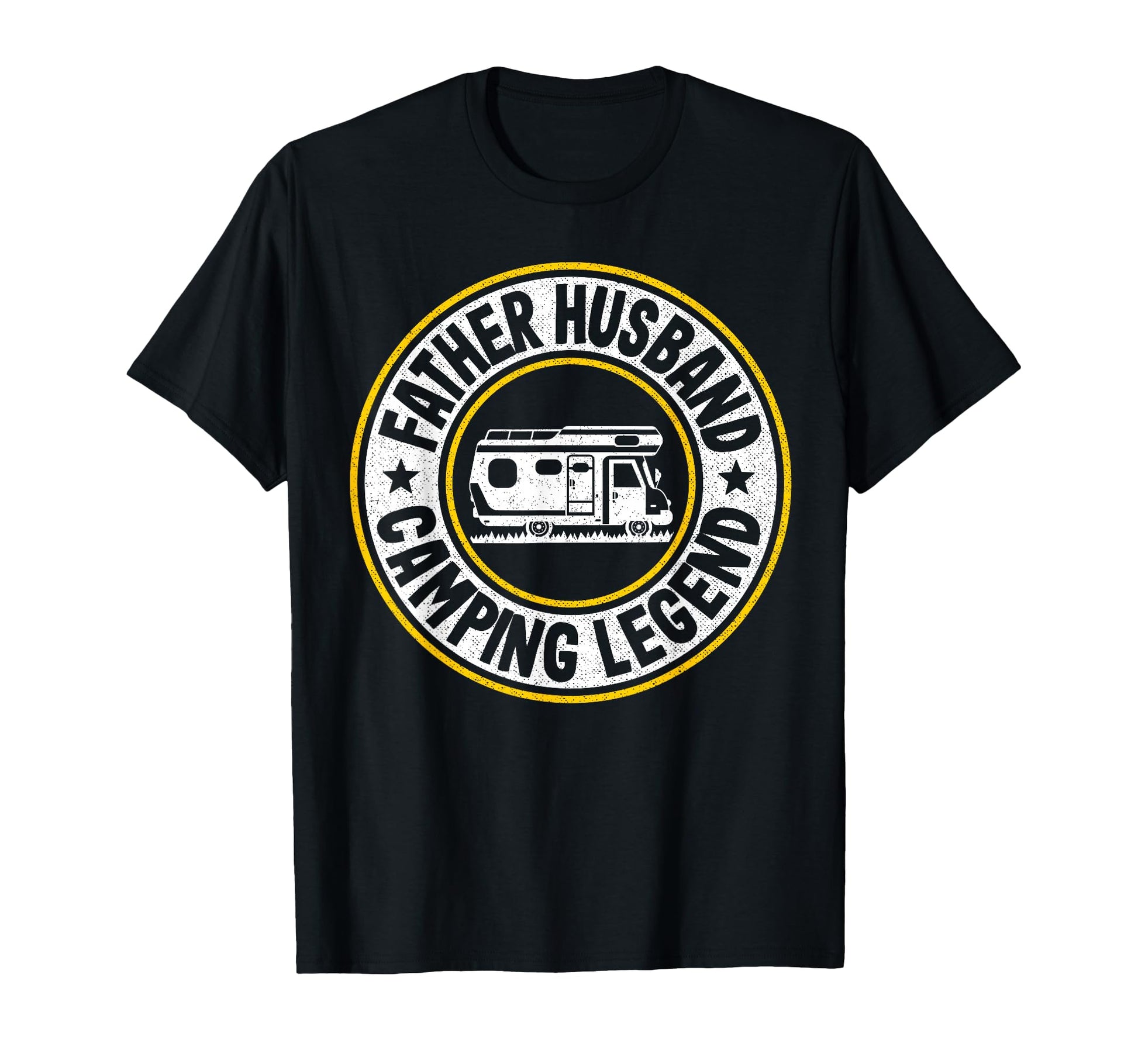 Father Husband Camping Legend Rv T-Shirt - Casual Everyday Wear Men Women - T-Shirt, Sweatshirt, Hoodie