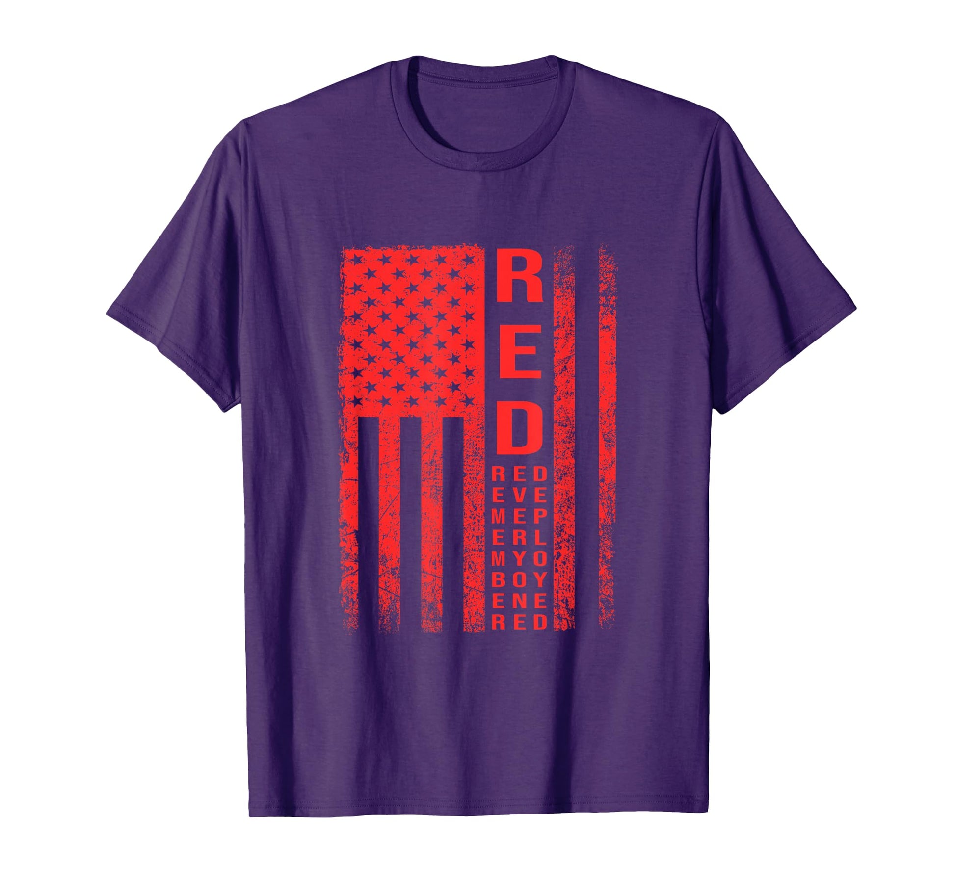 Red Friday Flag Deployment Outfit T-Shirt - Graphic Print Men Women - T-Shirt, Sweatshirt, Hoodie