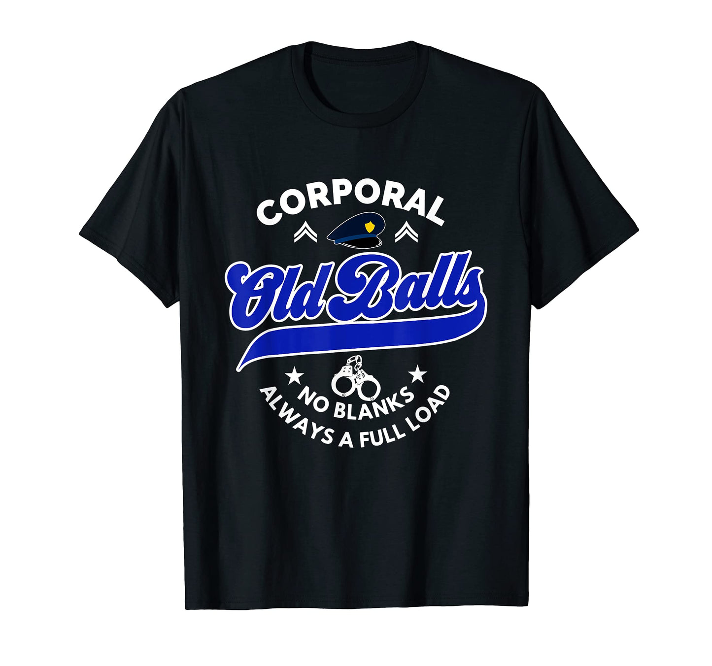 Mens Funny Old Balls Club Cop T-Shirt - Fun Novelty Design Men Women - T-Shirt, Sweatshirt, Hoodie
