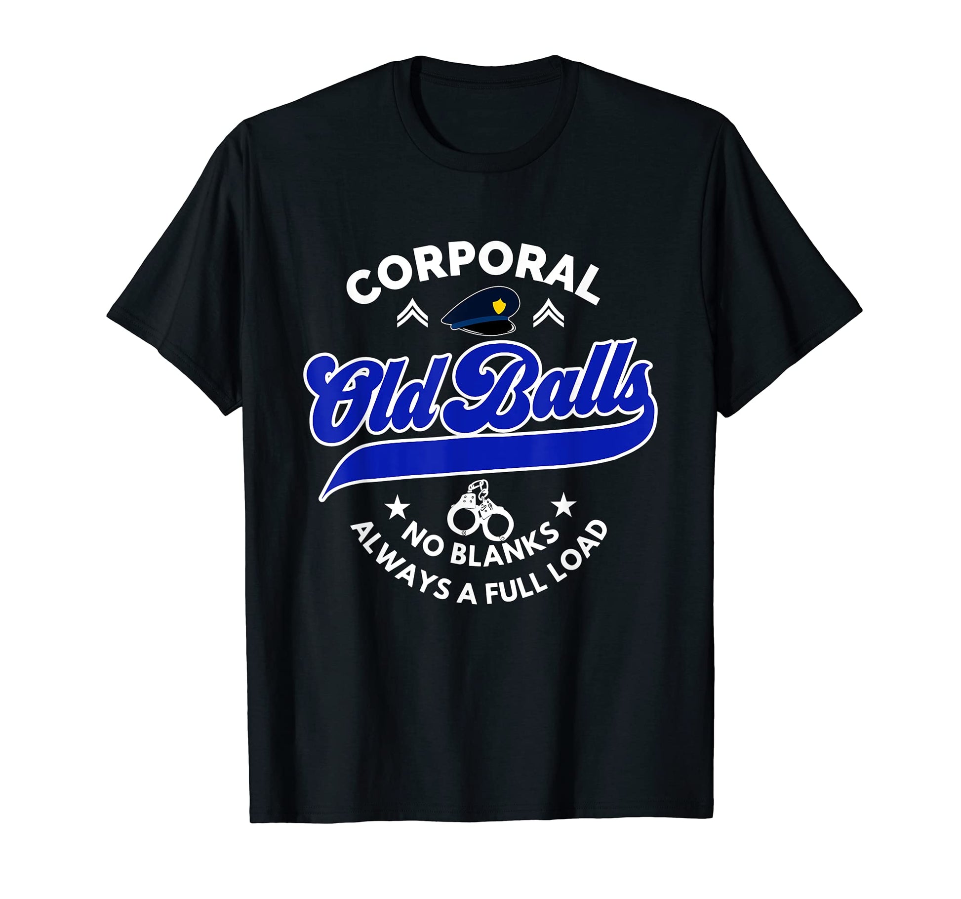 Mens Funny Old Balls Club Cop T-Shirt - Fun Novelty Design Men Women - T-Shirt, Sweatshirt, Hoodie