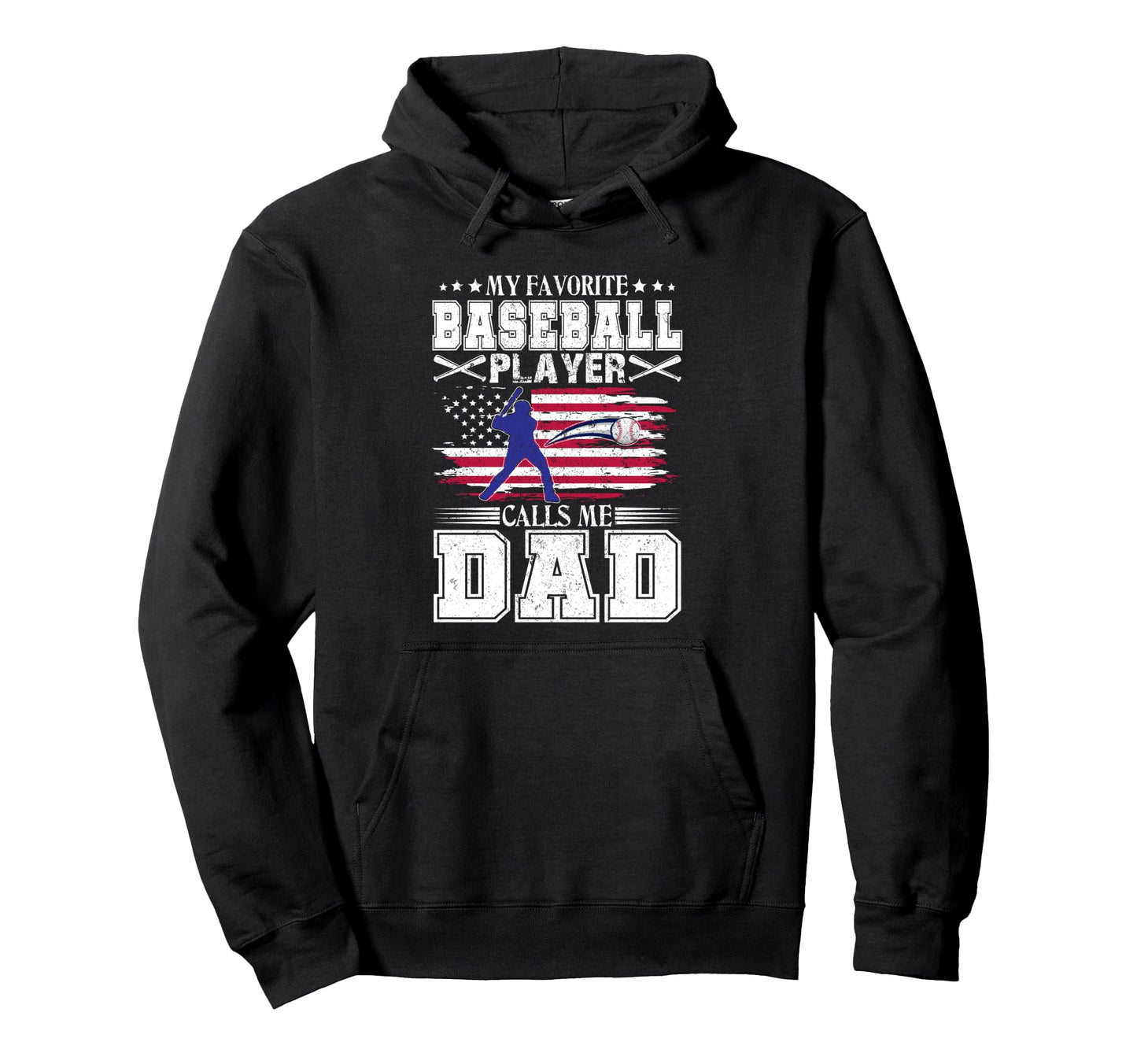 My Favorite Baseball Player Calls Hoodie - Casual Everyday Wear for Adults - T-Shirt, Sweatshirt, Hoodie