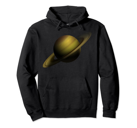 Beautiful Saturn Planet Solar System Hoodie - Trendy Graphic for Adults - T-Shirt, Sweatshirt, Hoodie