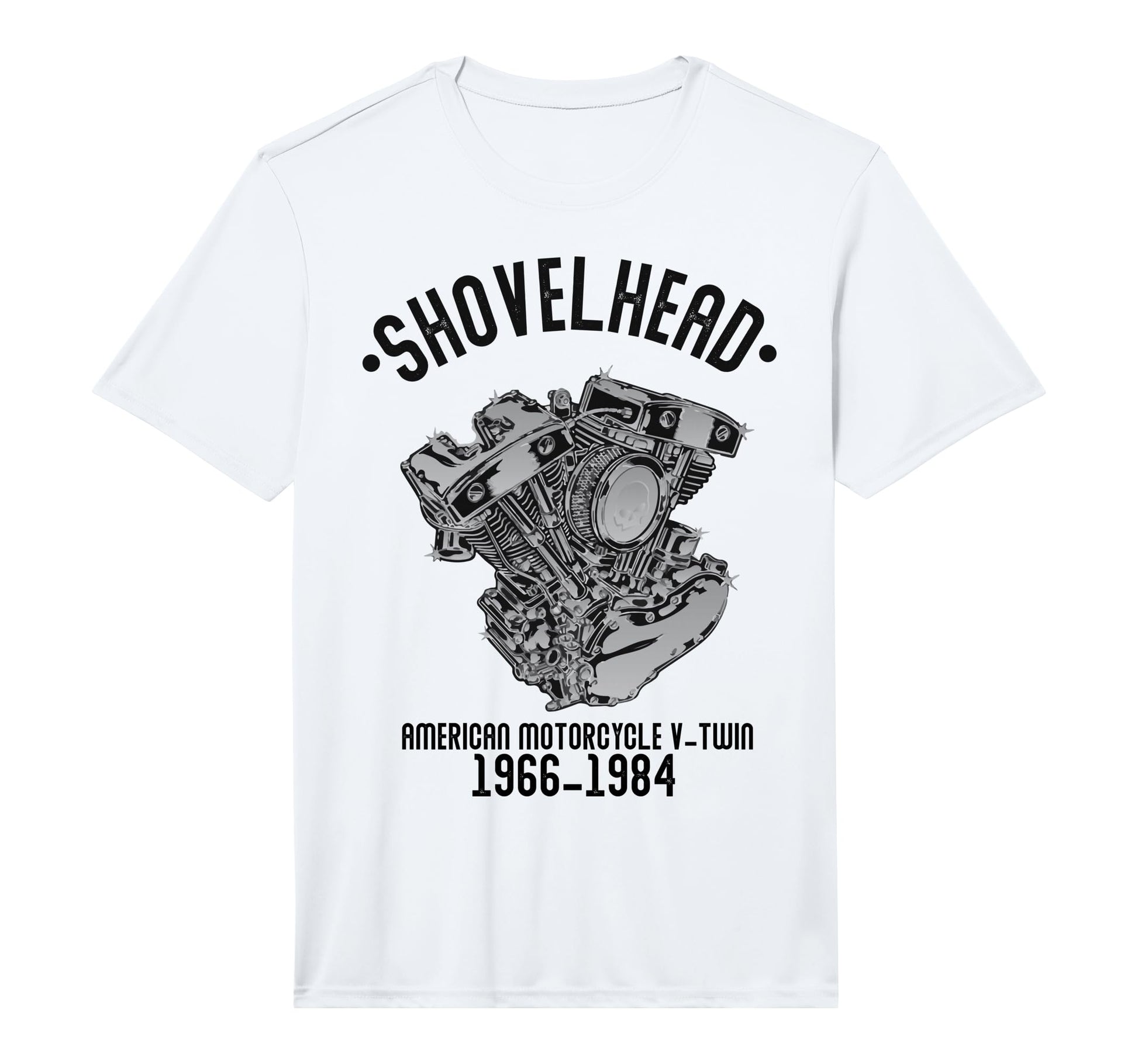 Mens Novelty Shovel Head Motorcycle T-Shirt - Minimalist Print Men Women - T-Shirt, Sweatshirt, Hoodie