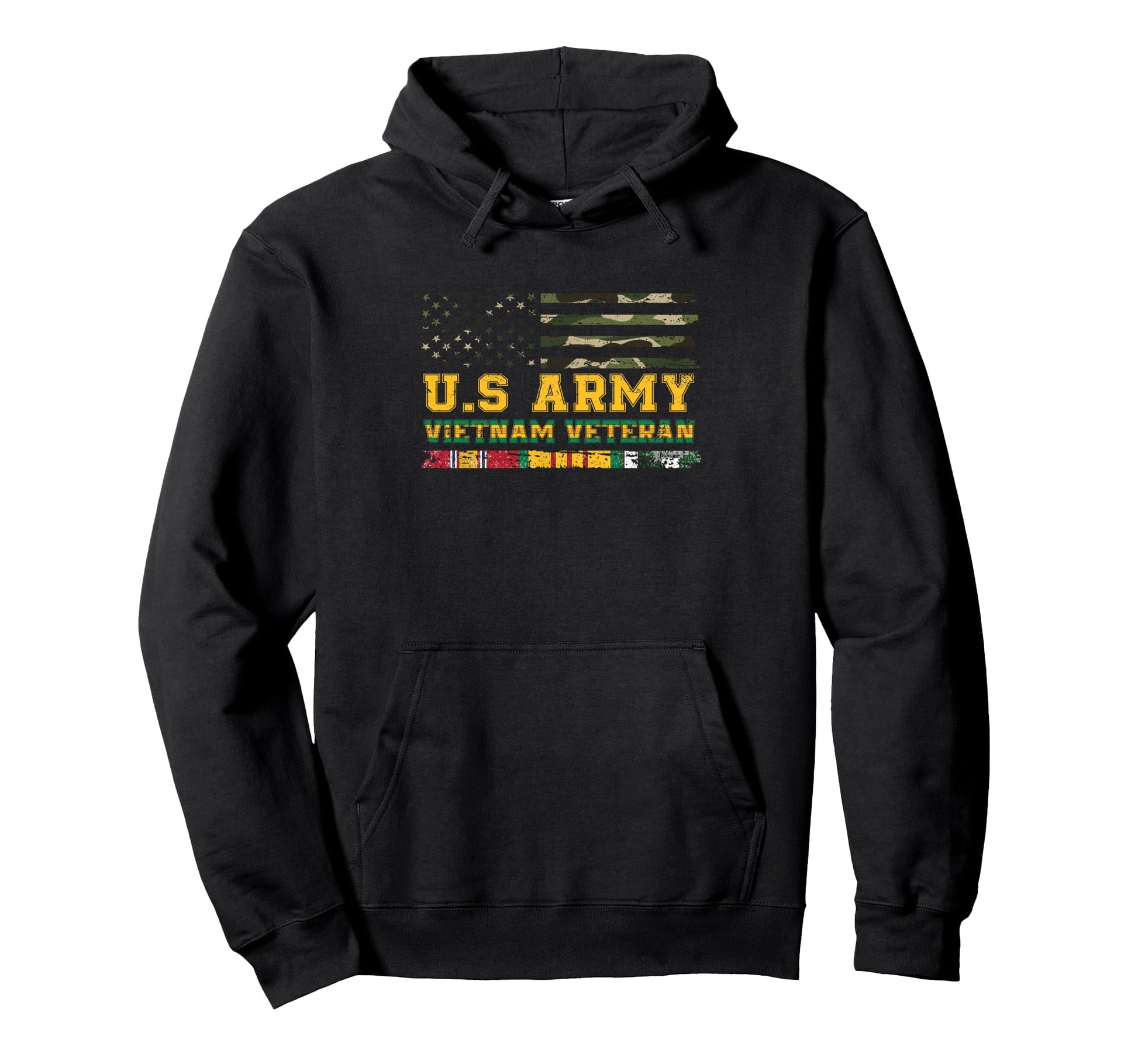 Vietnam Veteran Patriotic Veterans Day Hoodie - Custom Art Print Unisex - T-Shirt, Sweatshirt, Hoodie