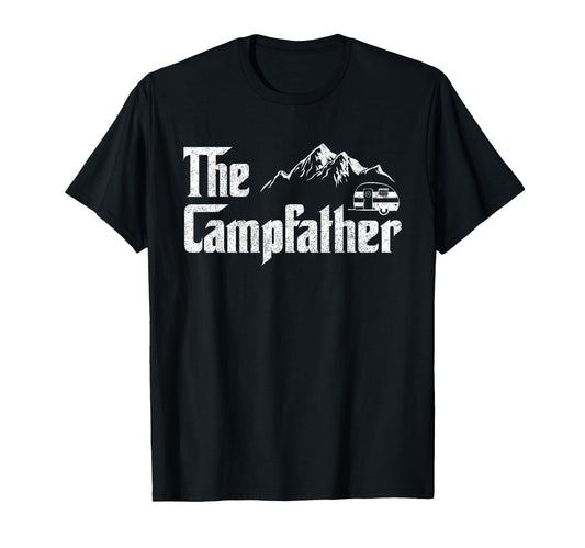 Campfather Camp Fire Fun Adventure Dad T-Shirt - Novelty Apparel Unisex - T-Shirt, Sweatshirt, Hoodie
