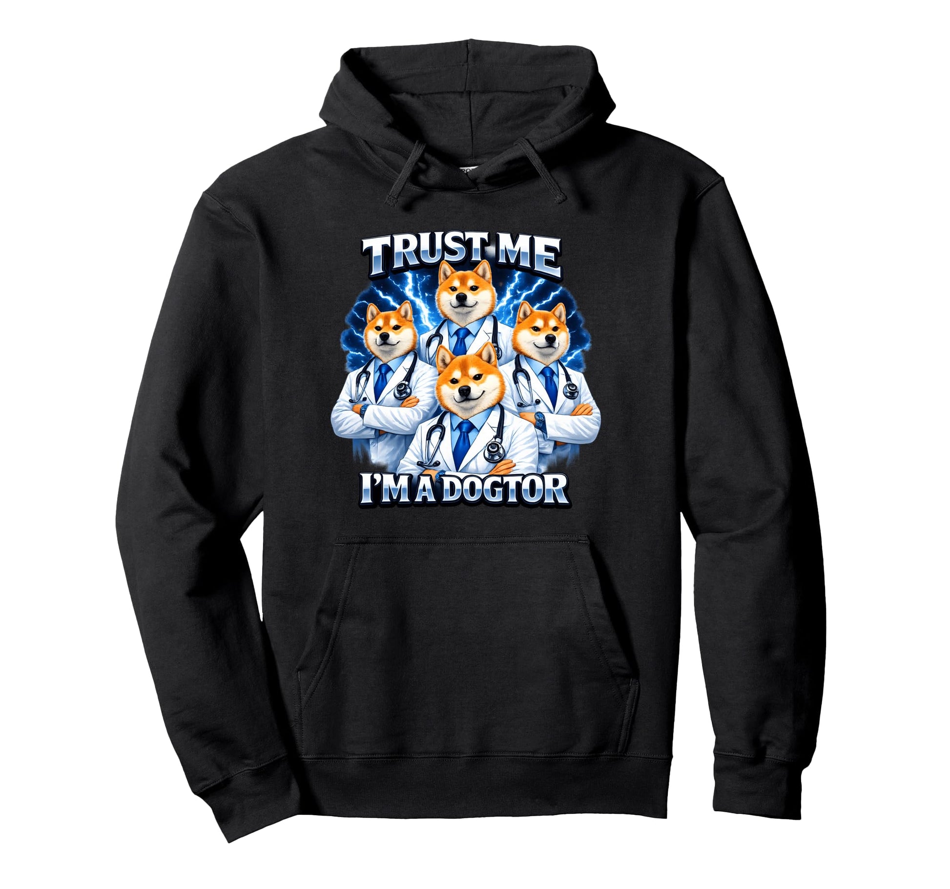 Funny Shiba Inu Dogtor Meme Dog Lover Pet Hoodie - Trendy Graphic Unisex - T-Shirt, Sweatshirt, Hoodie