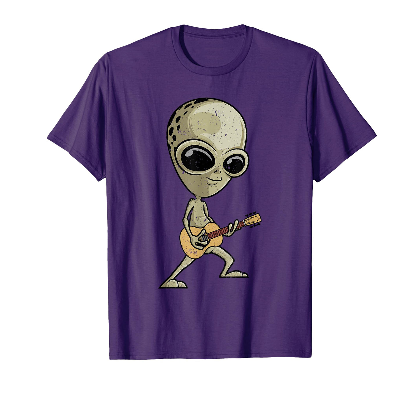 Alien Guitarist Ufo Guitar Player T-Shirt - Streetwear Style for Adults - T-Shirt, Sweatshirt, Hoodie
