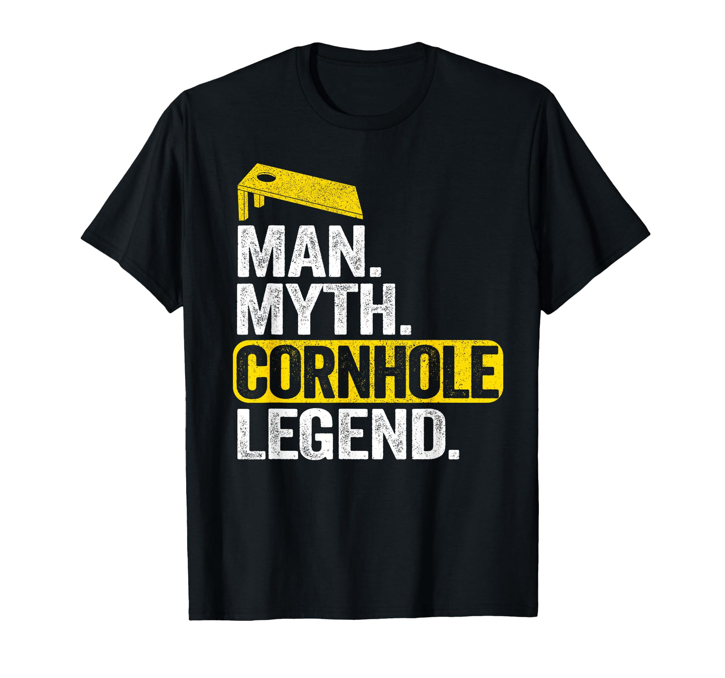 Myth Cornhole Legend Daddy Corn Hole T-Shirt - Minimalist Print Men Women - T-Shirt, Sweatshirt, Hoodie