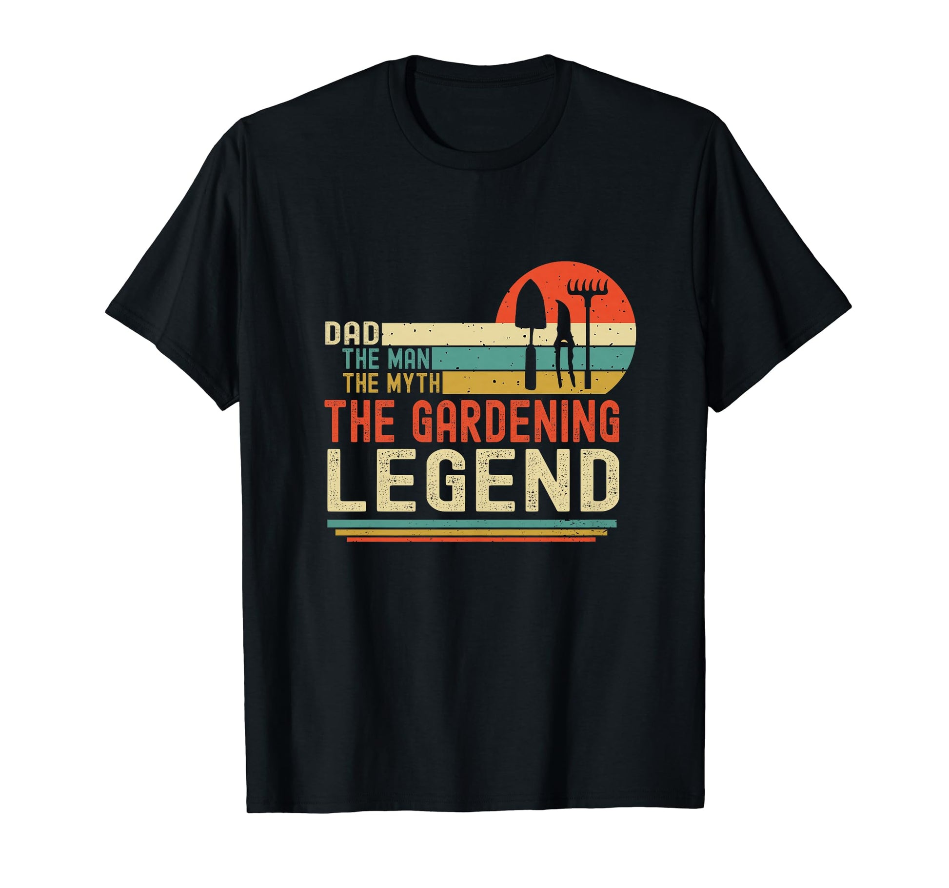 Dad Myth Gardening Legend Gardener T-Shirt - Minimalist Print for Adults - T-Shirt, Sweatshirt, Hoodie