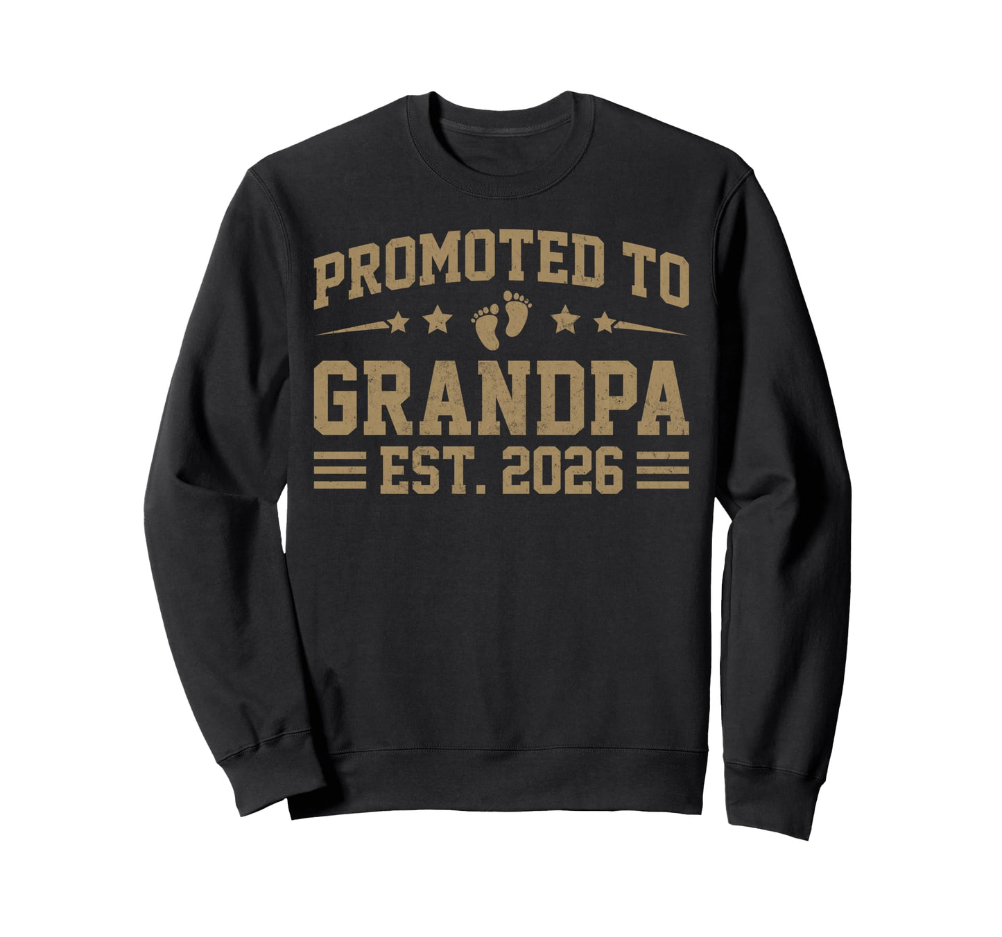 Promoted To Grandpa Est 2026 Soon To Sweatshirt - Minimalist Print Unisex - T-Shirt, Sweatshirt, Hoodie