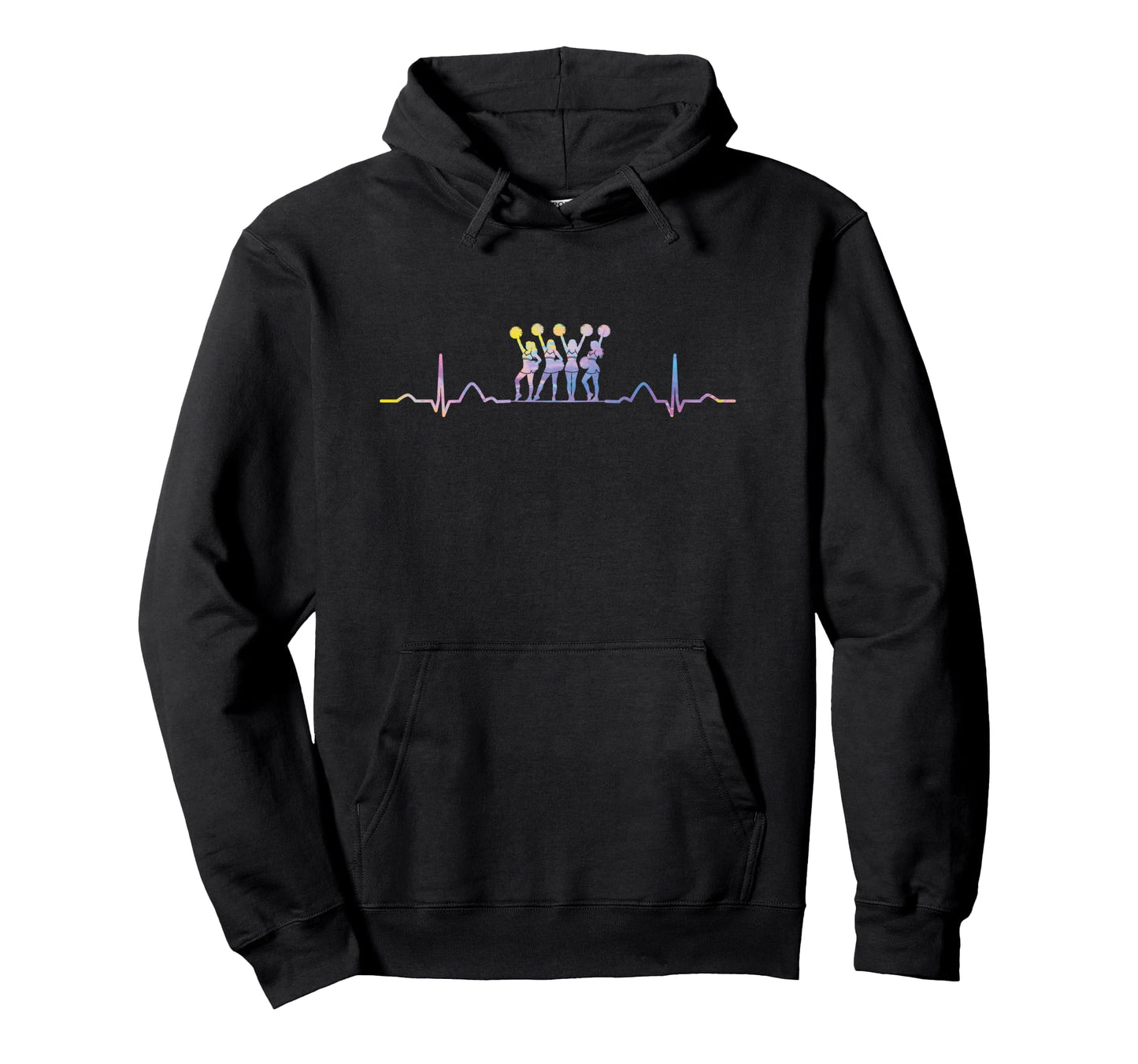 Cheerleader Cheer Mom Love Cheerleading Hoodie - Novelty Apparel for Adults - T-Shirt, Sweatshirt, Hoodie