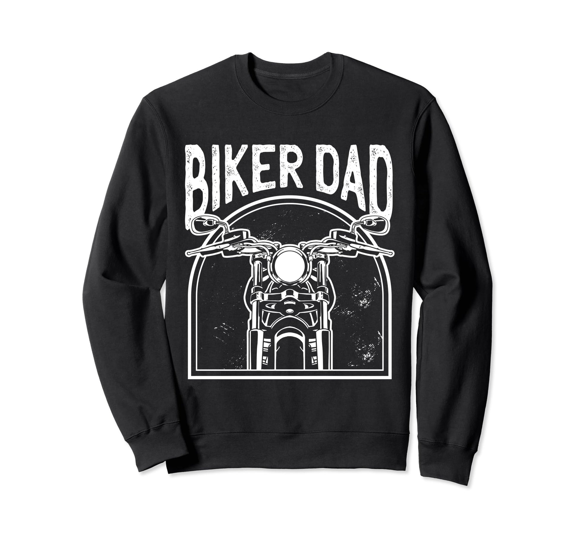 Biker Dad Fathers Day Sweatshirt - Aesthetic Graphic Men Women - T-Shirt, Sweatshirt, Hoodie