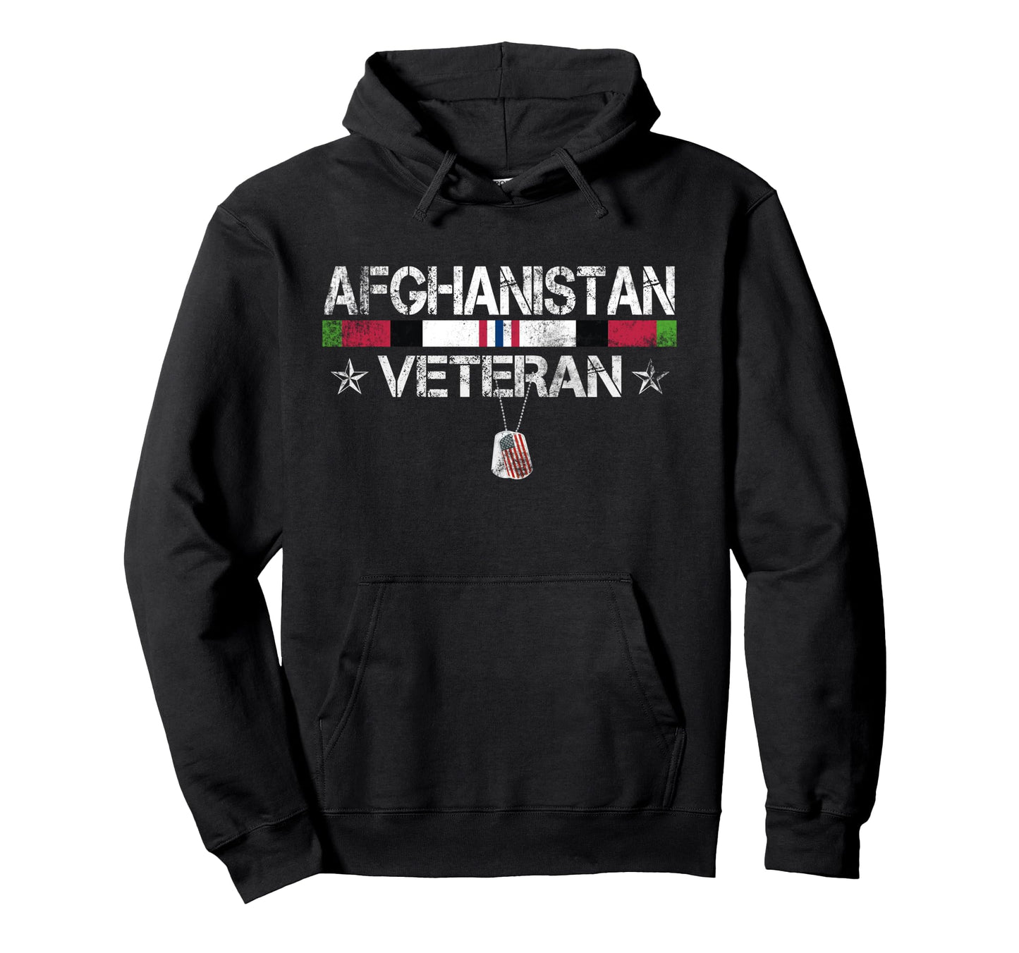 Afghanistan Veteran Patriotic Hoodie - Minimalist Print for Adults - T-Shirt, Sweatshirt, Hoodie