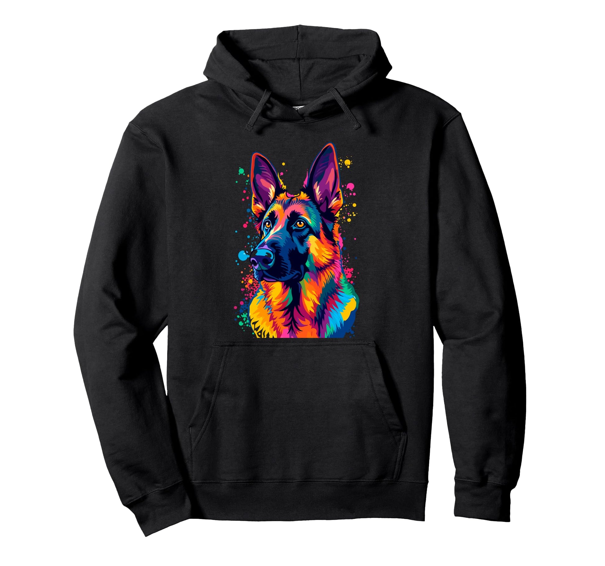 Pop Art German Shepherd Lover Dogs Owner Hoodie - Streetwear Style Unisex - T-Shirt, Sweatshirt, Hoodie