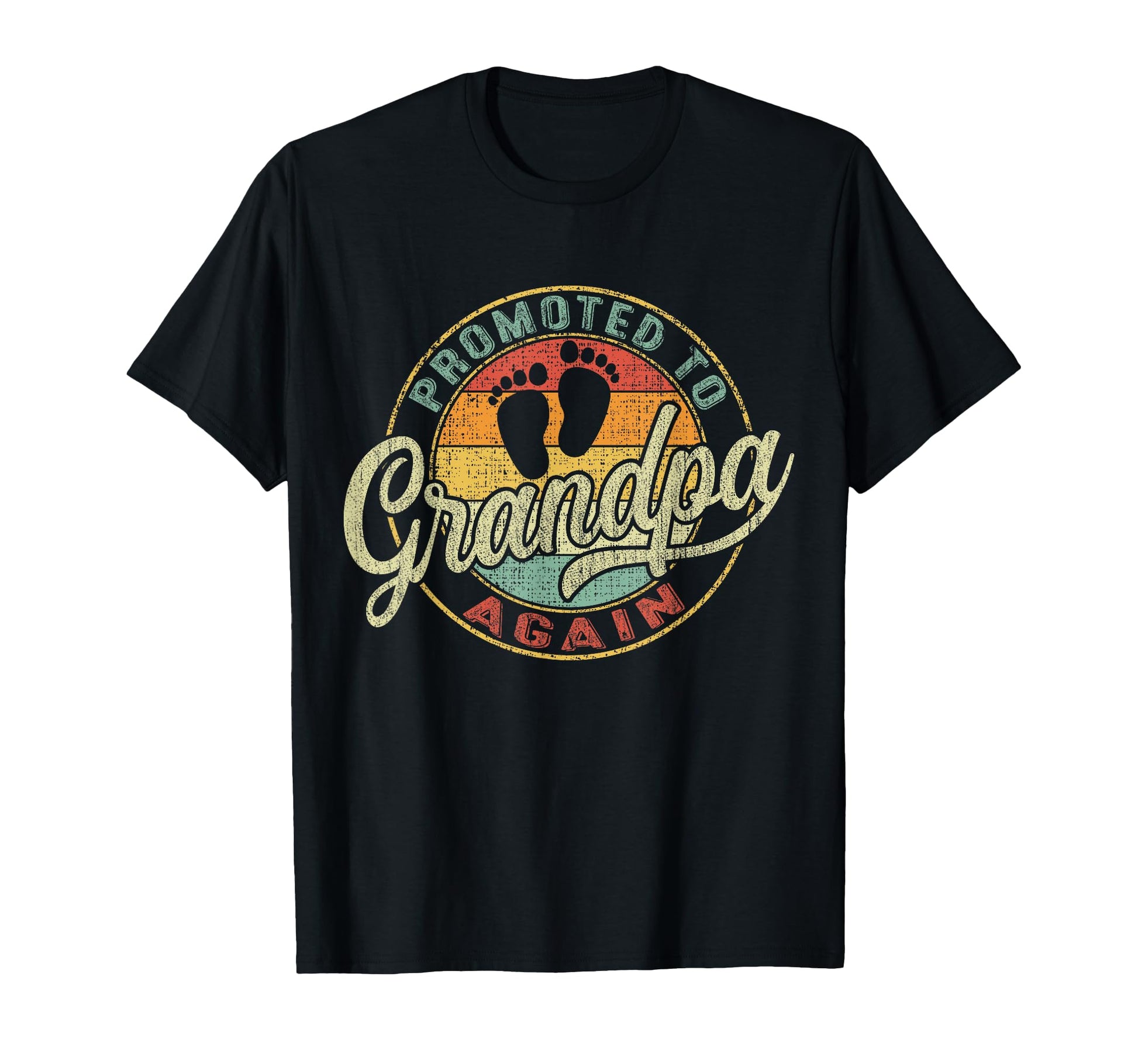 Mens Promoted To Grandpa Again T-Shirt - Streetwear Style for Adults - T-Shirt, Sweatshirt, Hoodie