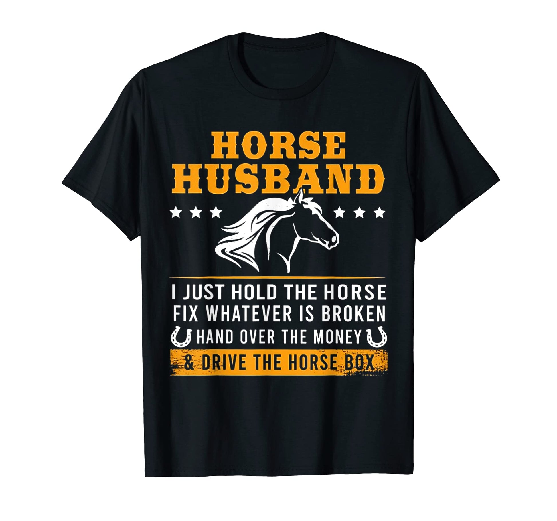 Horse Husband Drive Horse Box T-Shirt - Minimalist Print Unisex - T-Shirt, Sweatshirt, Hoodie