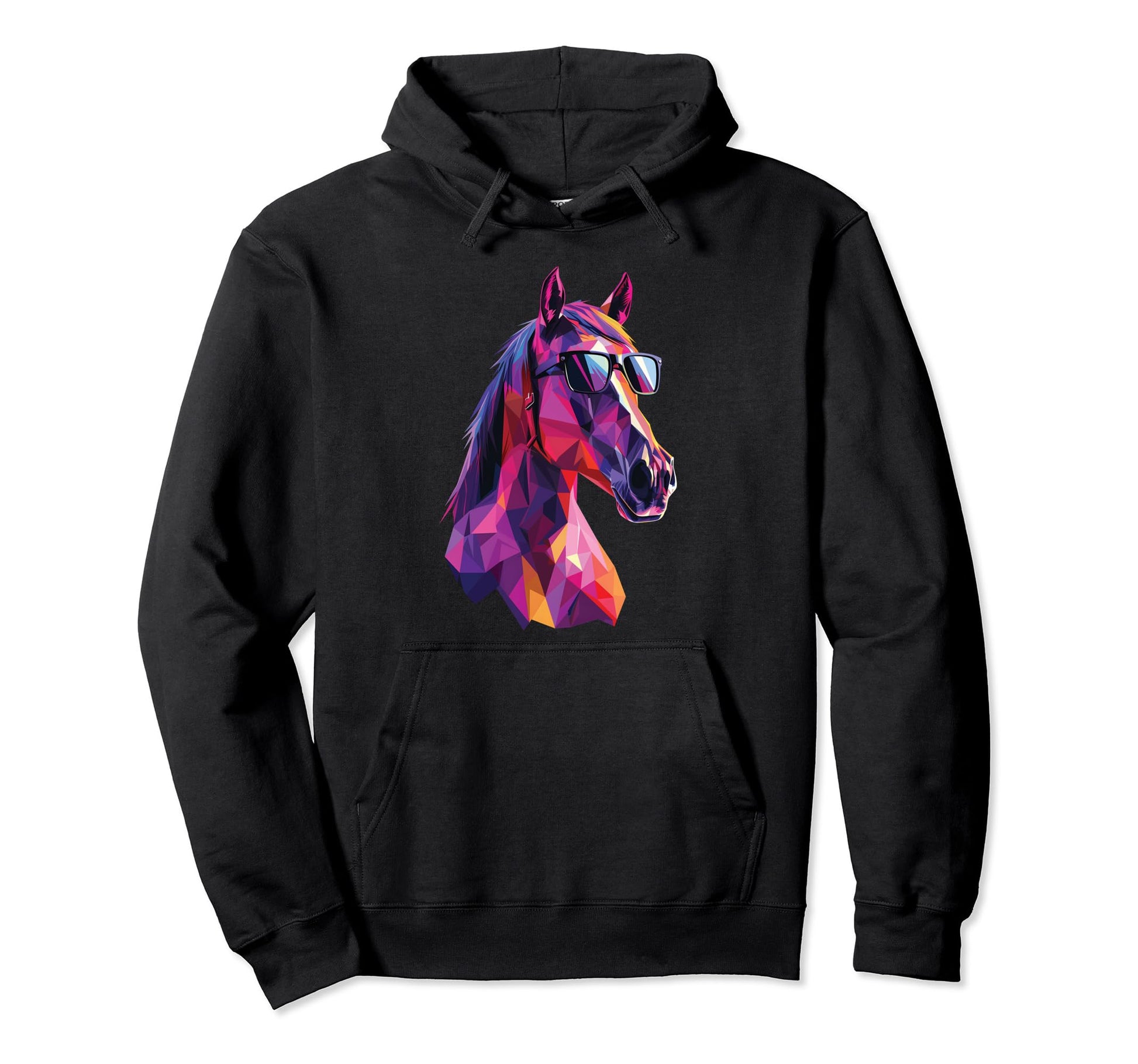Horse Dad Mom Sunglasses Morgan Hoodie - Fun Novelty Design Unisex - T-Shirt, Sweatshirt, Hoodie