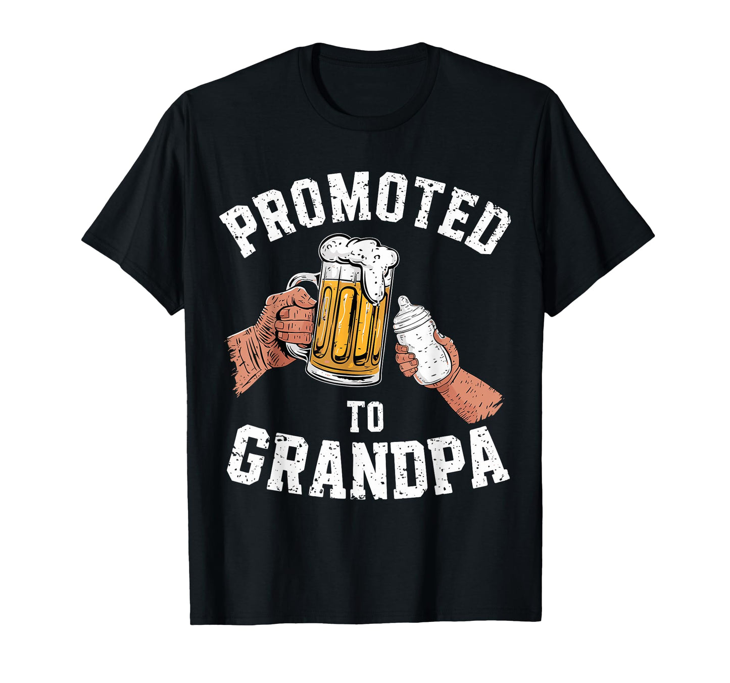 Promoted To Grandpa Grandparents T-Shirt - Novelty Apparel for Adults - T-Shirt, Sweatshirt, Hoodie