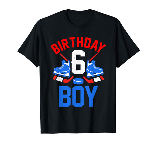 6Th Birthday 6 Yrs Old Ice T-Shirt - Casual Everyday Wear for Adults - T-Shirt, Sweatshirt, Hoodie