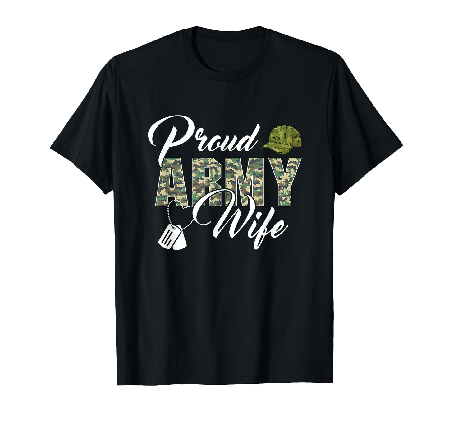 Proud Army Wife Awesome Army Soldiers T-Shirt - Minimalist Print Unisex - T-Shirt, Sweatshirt, Hoodie