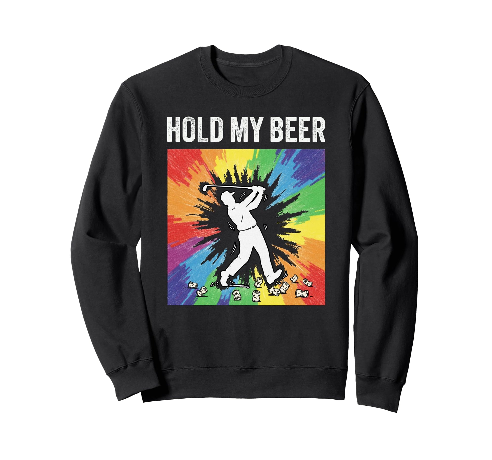 80 Alcohol 20 Skill Golf Ball Sweatshirt - Novelty Apparel Men Women - T-Shirt, Sweatshirt, Hoodie