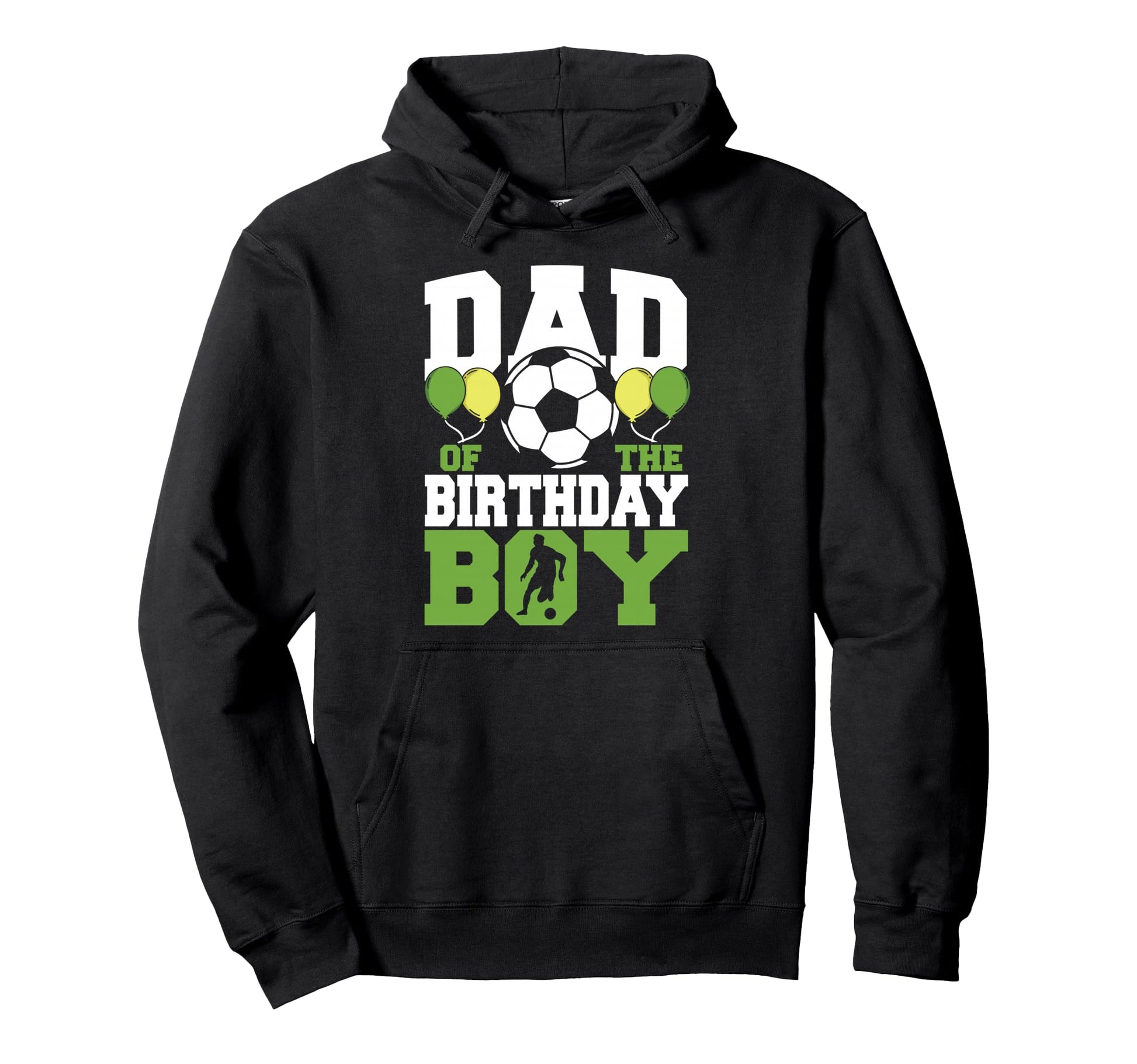 Dad Birthday Family Matching Soccer Hoodie - Minimalist Print Unisex - T-Shirt, Sweatshirt, Hoodie