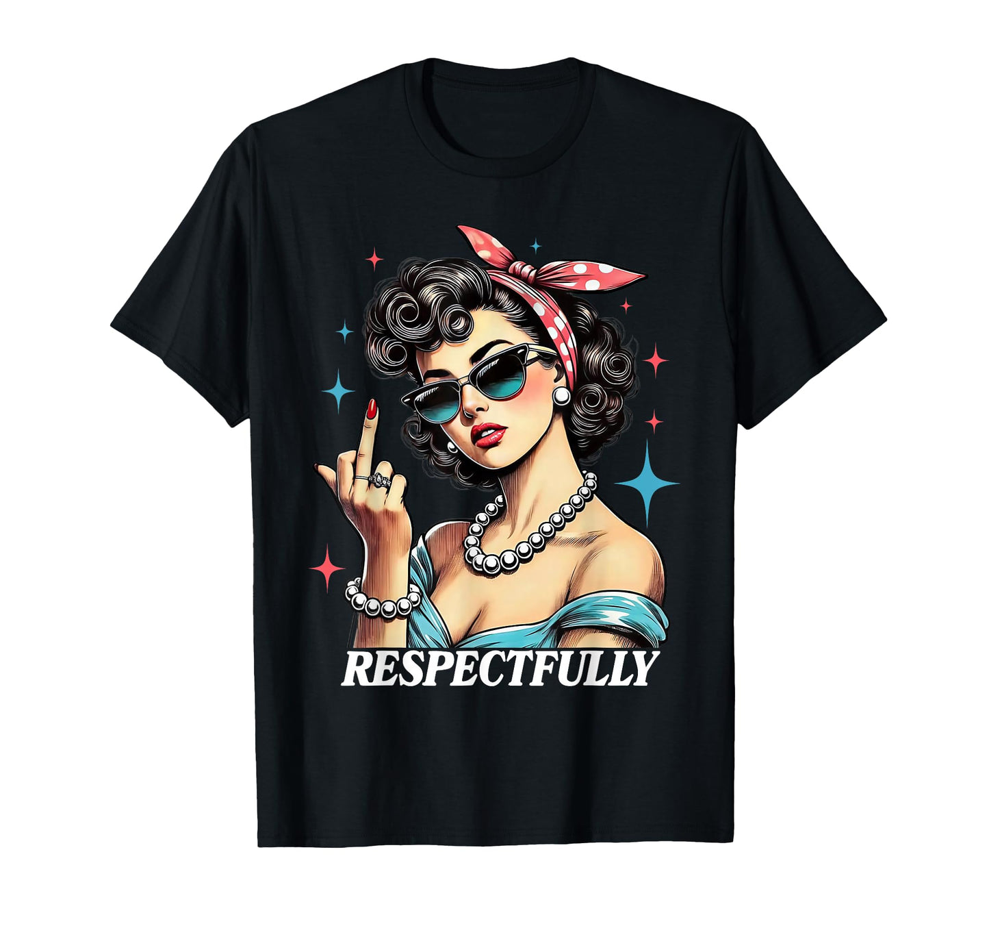 Funny Respectfully T-Shirt - Minimalist Print Unisex - T-Shirt, Sweatshirt, Hoodie