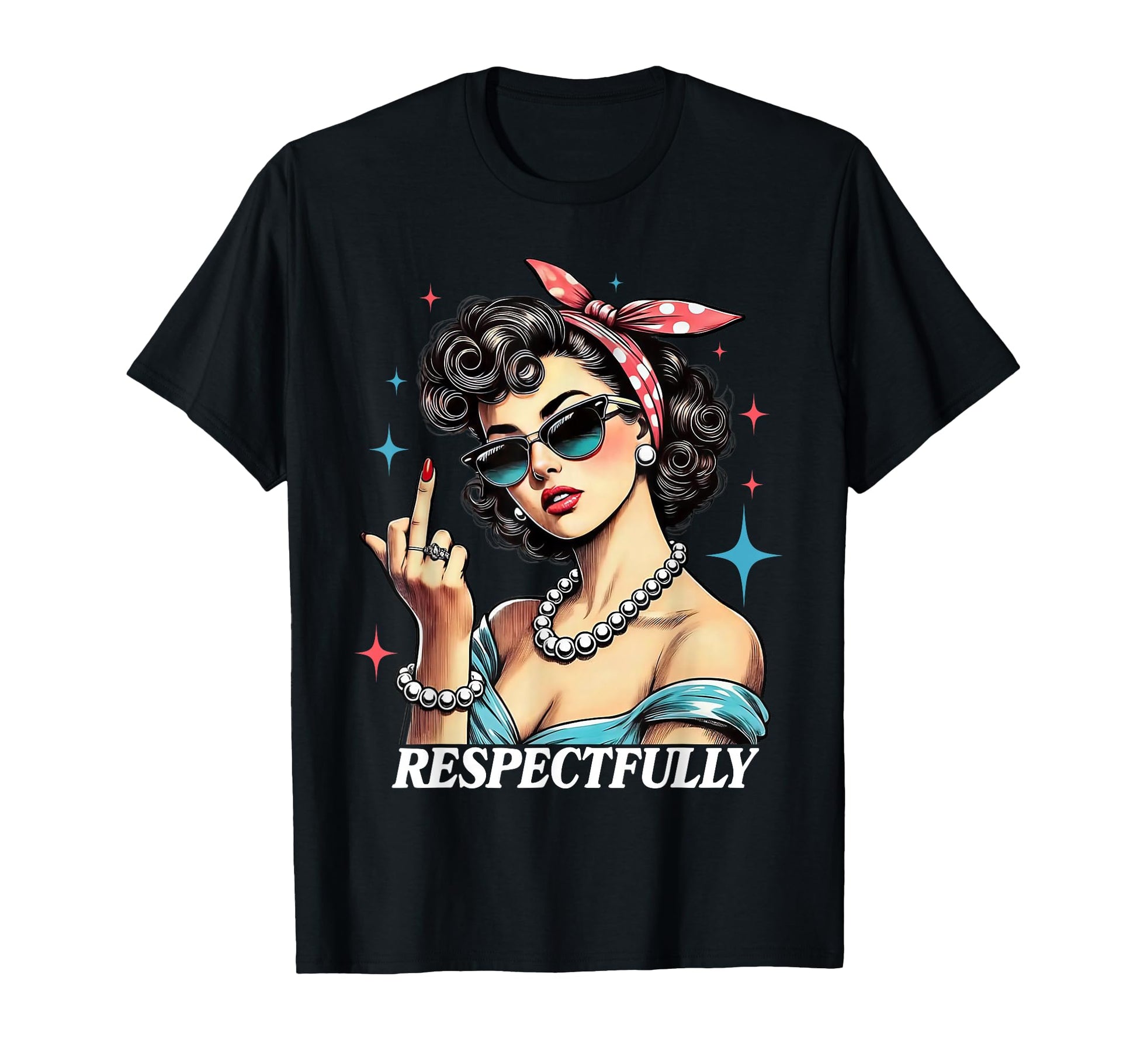 Funny Respectfully T-Shirt - Minimalist Print Unisex - T-Shirt, Sweatshirt, Hoodie