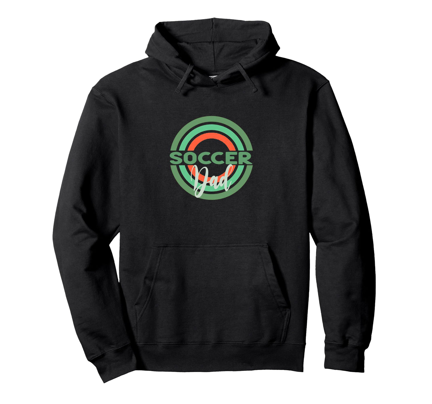 Soccer Dad Modern Soccer Circles Hoodie - Casual Everyday Wear for Adults - T-Shirt, Sweatshirt, Hoodie