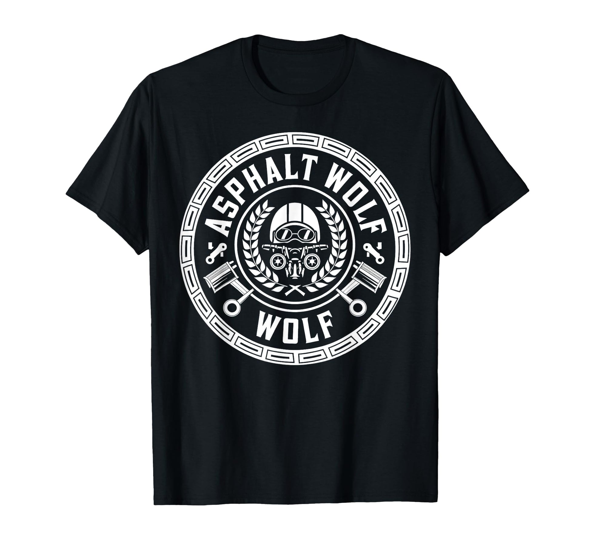 Asphalt Wolf Motorcycle Grandpa T-Shirt - Casual Everyday Wear for Adults - T-Shirt, Sweatshirt, Hoodie