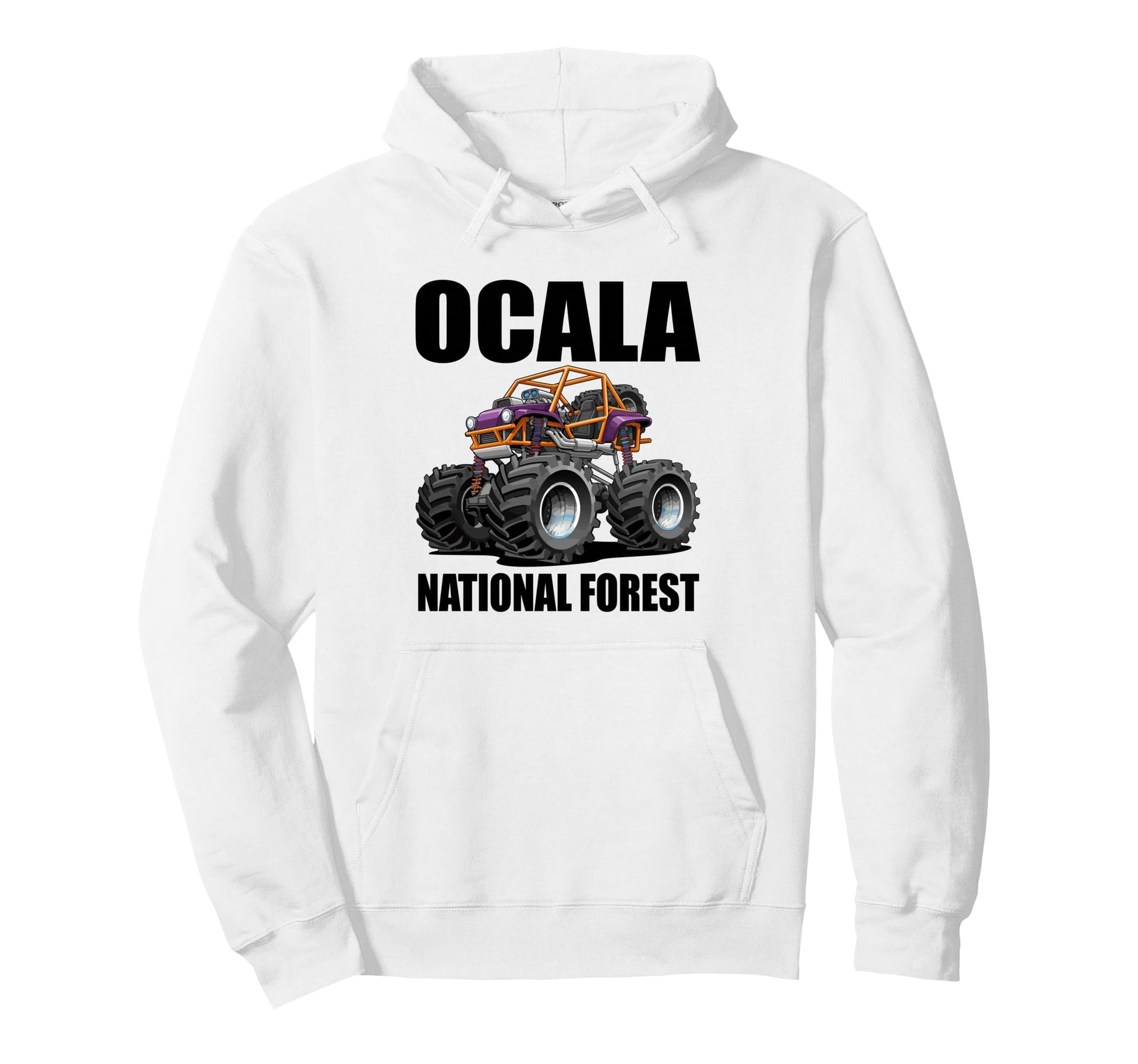 Ocala National Forest Florida 4X4 Hoodie - Custom Art Print for Adults - T-Shirt, Sweatshirt, Hoodie