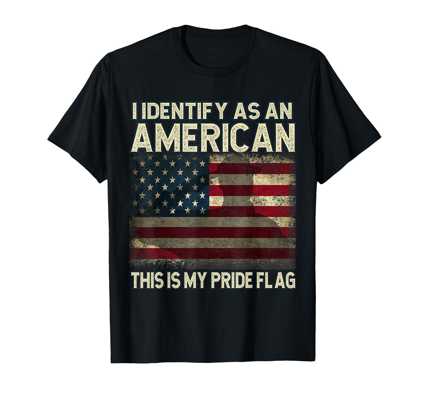I Identify As American This Is T-Shirt - Casual Everyday Wear for Adults - T-Shirt, Sweatshirt, Hoodie