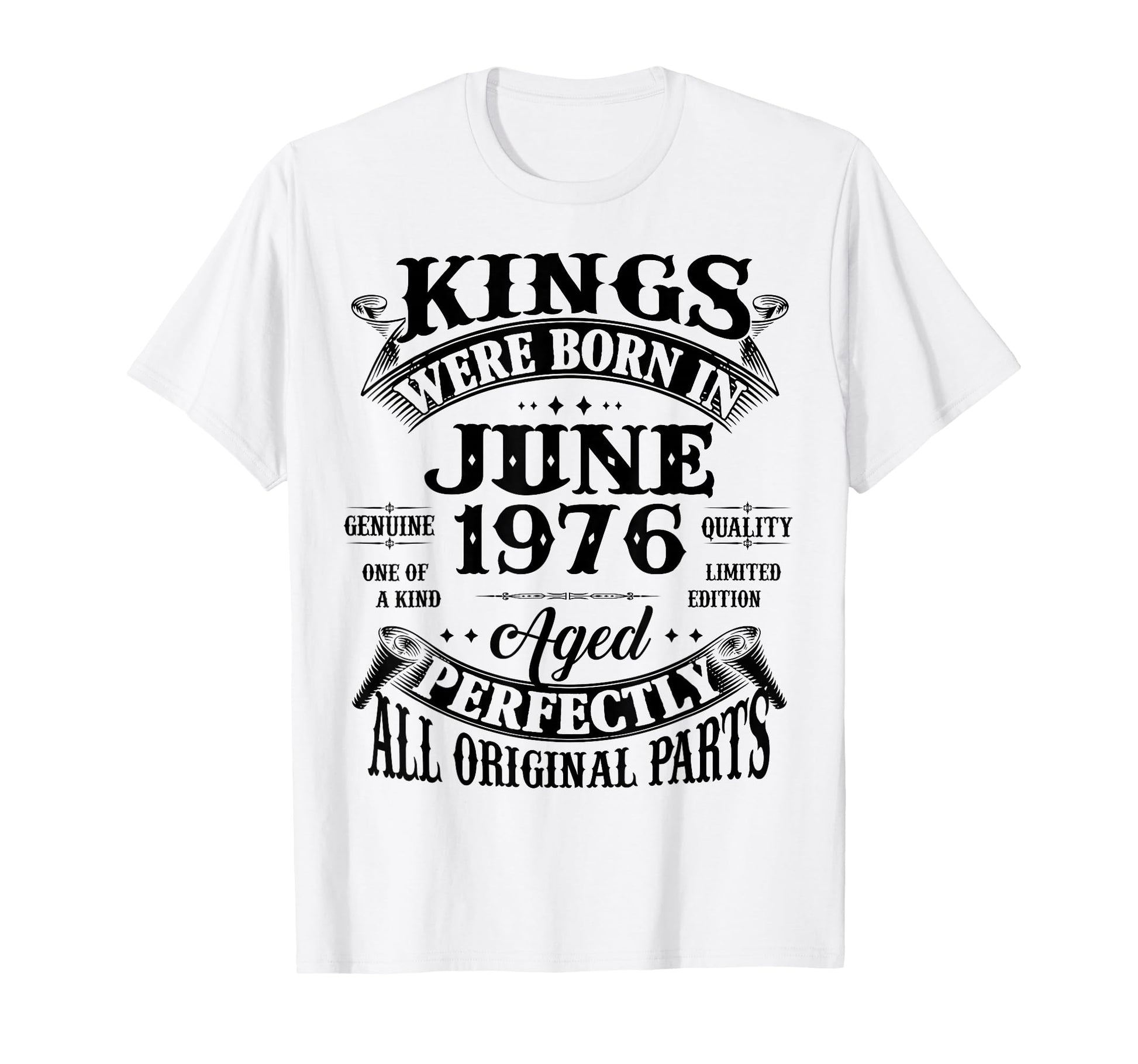 50Th Birthday Gift Kings Born June T-Shirt - Custom Art Print Men Women - T-Shirt, Sweatshirt, Hoodie
