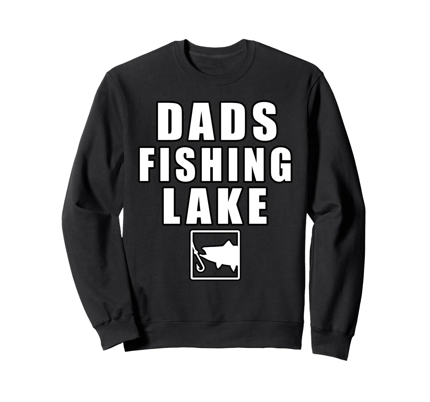 Fishing Fisherman Fish Outdoor Sweatshirt - Fun Novelty Design for Adults - T-Shirt, Sweatshirt, Hoodie
