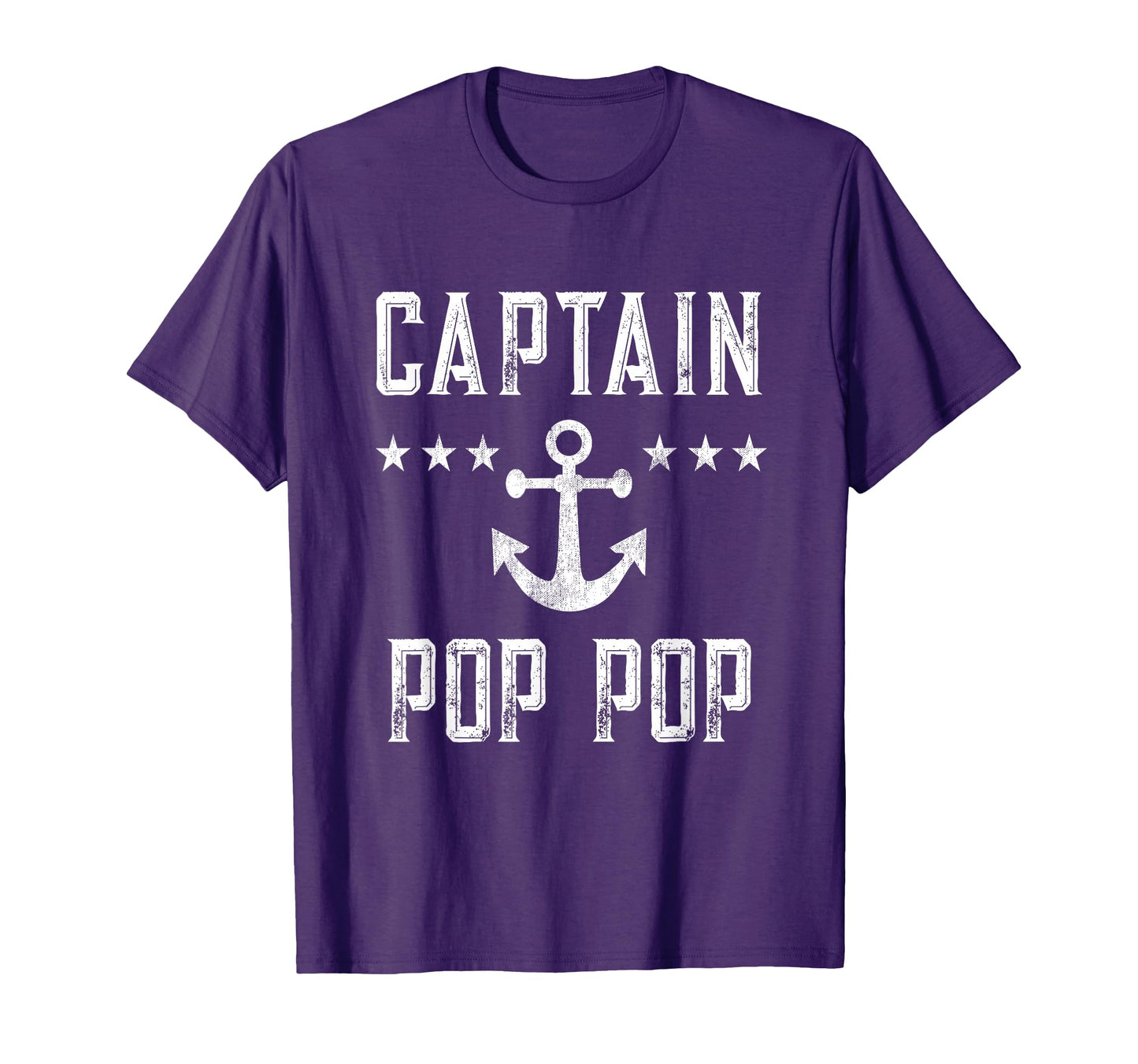 Personalized Captain Pop Pop T-Shirt - Casual Everyday Wear for Adults - T-Shirt, Sweatshirt, Hoodie