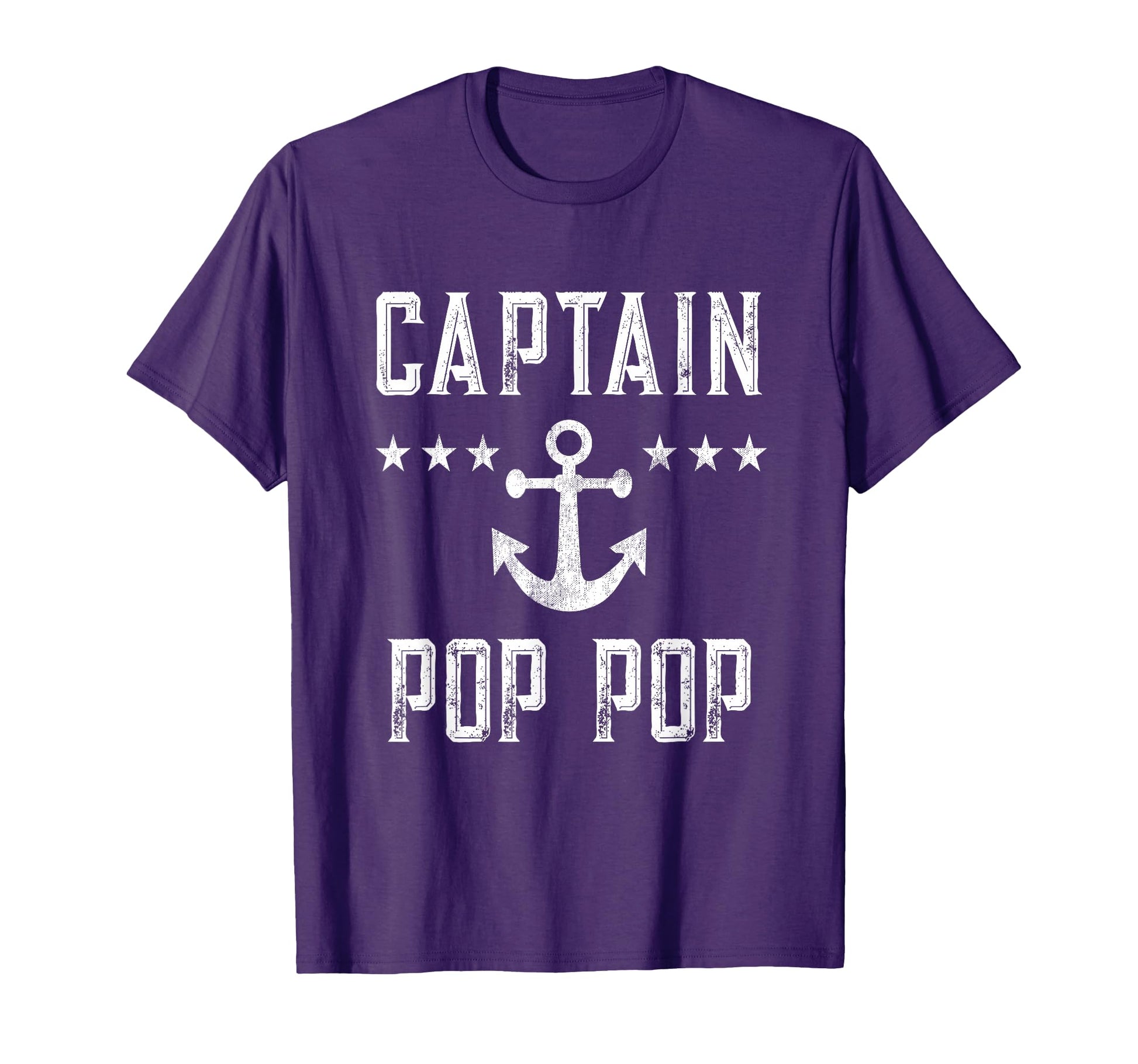 Personalized Captain Pop Pop T-Shirt - Casual Everyday Wear for Adults - T-Shirt, Sweatshirt, Hoodie