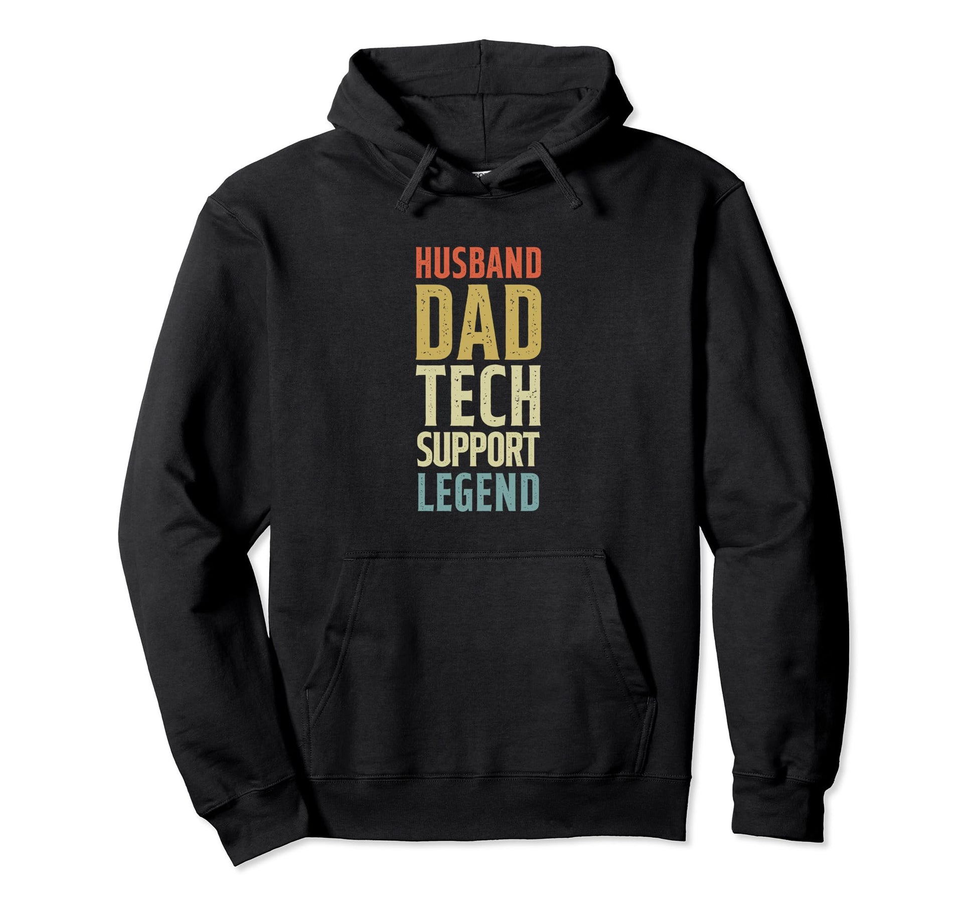 Husband Dad Tech Support Gifts Dad Hoodie - Novelty Apparel for Adults - T-Shirt, Sweatshirt, Hoodie