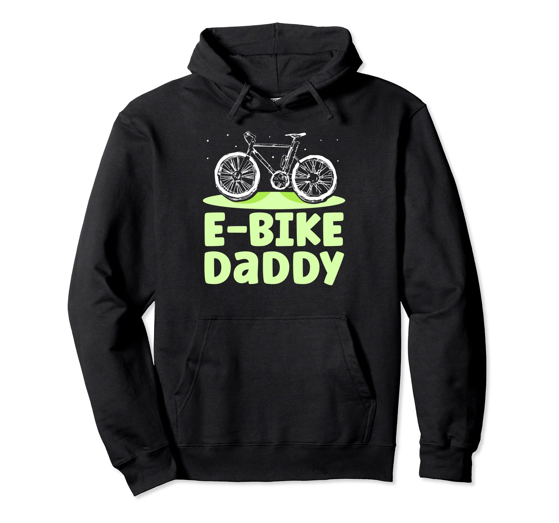 E Bike Daddy Electric Biker Hoodie - Casual Everyday Wear for Adults - T-Shirt, Sweatshirt, Hoodie