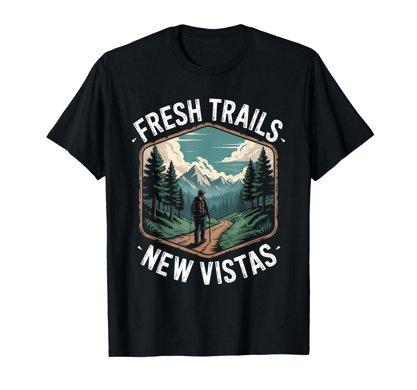 Funny Hiker Hikers Hiking Walking Jokes T-Shirt - Graphic Print Men Women - T-Shirt, Sweatshirt, Hoodie